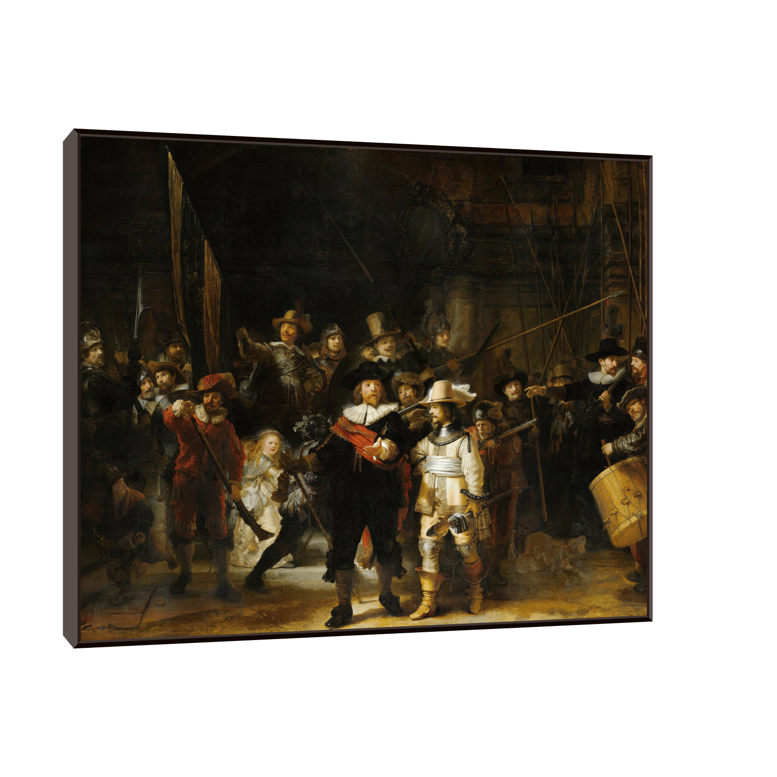 Night Watch, Rembrandt van Rijn - ArtDeco Canvas