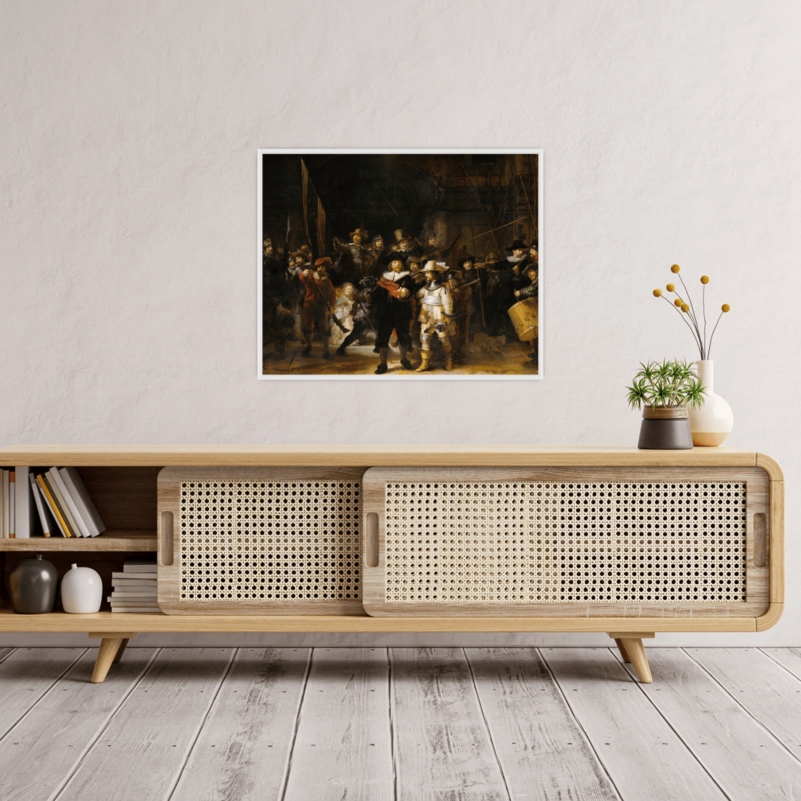 Night Watch, Rembrandt van Rijn - ArtDeco Canvas