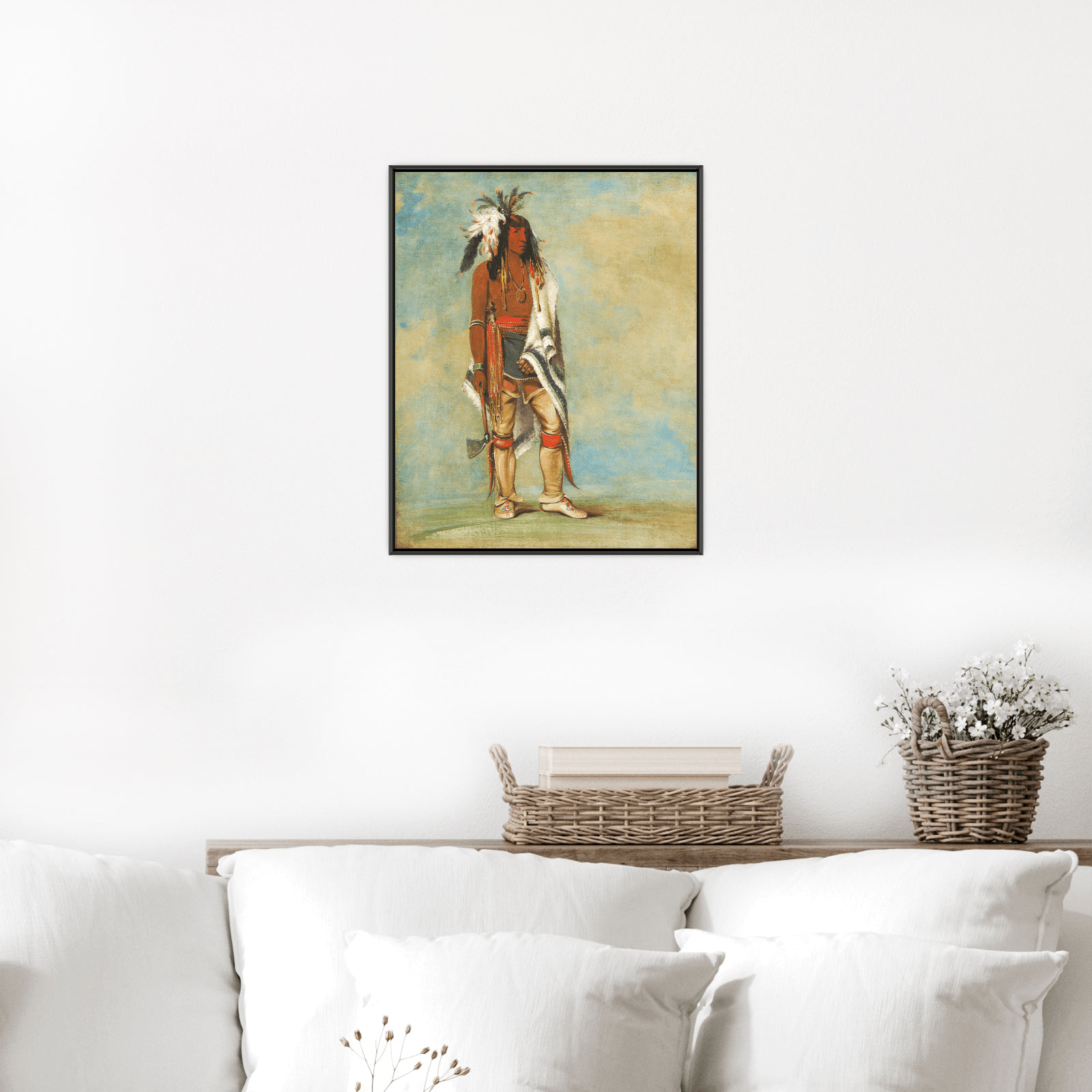 Nót-To-Way, a Chief, George Catlin - ArtDeco Canvas