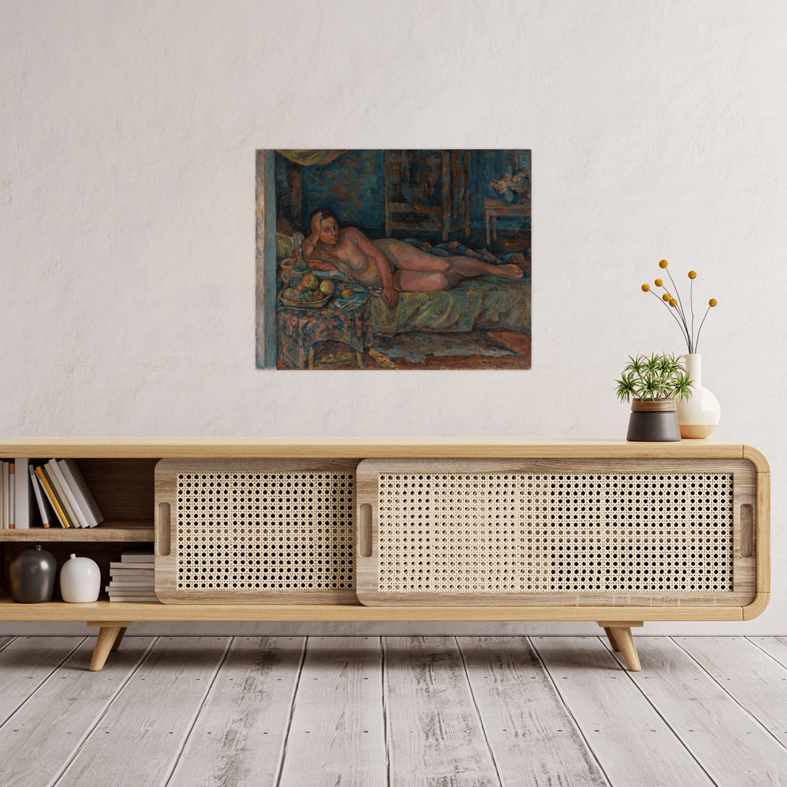 Nude with still life, Wacław Wasowicz - ArtDeco Canvas