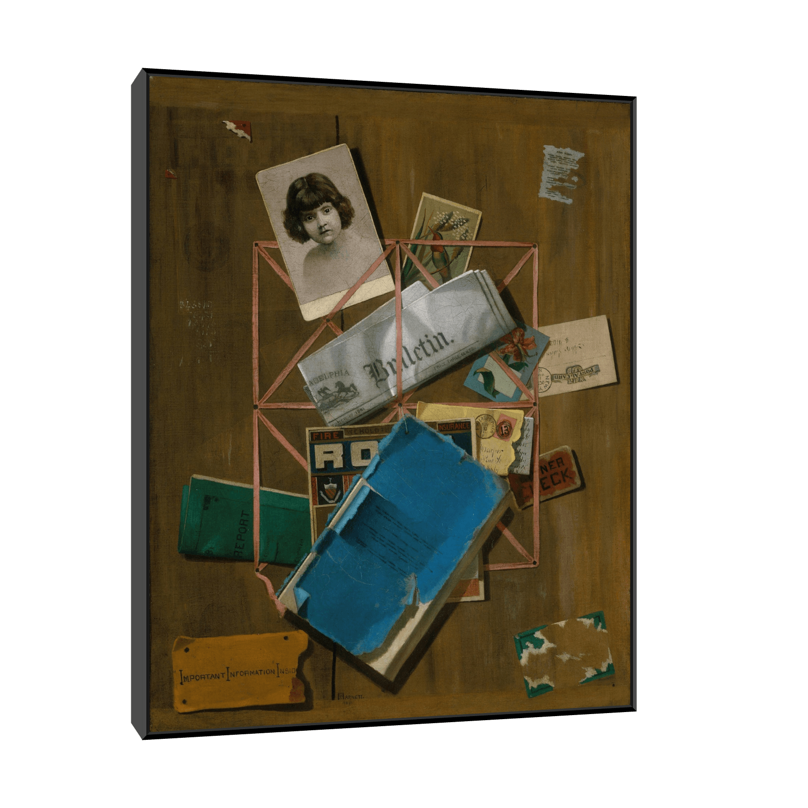 Old Souvenirs, John Frederick Peto - ArtDeco Canvas