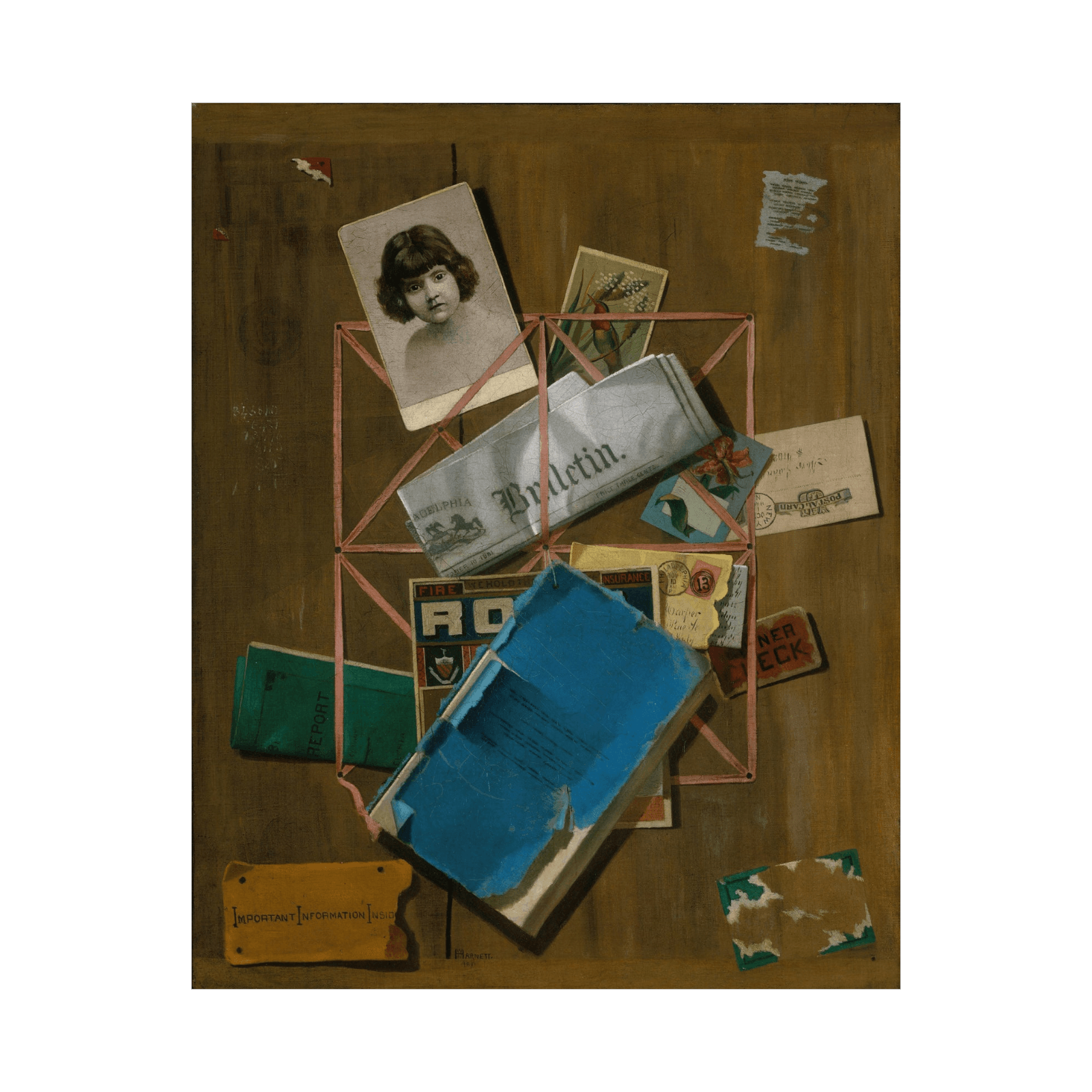 Old Souvenirs, John Frederick Peto - ArtDeco Canvas