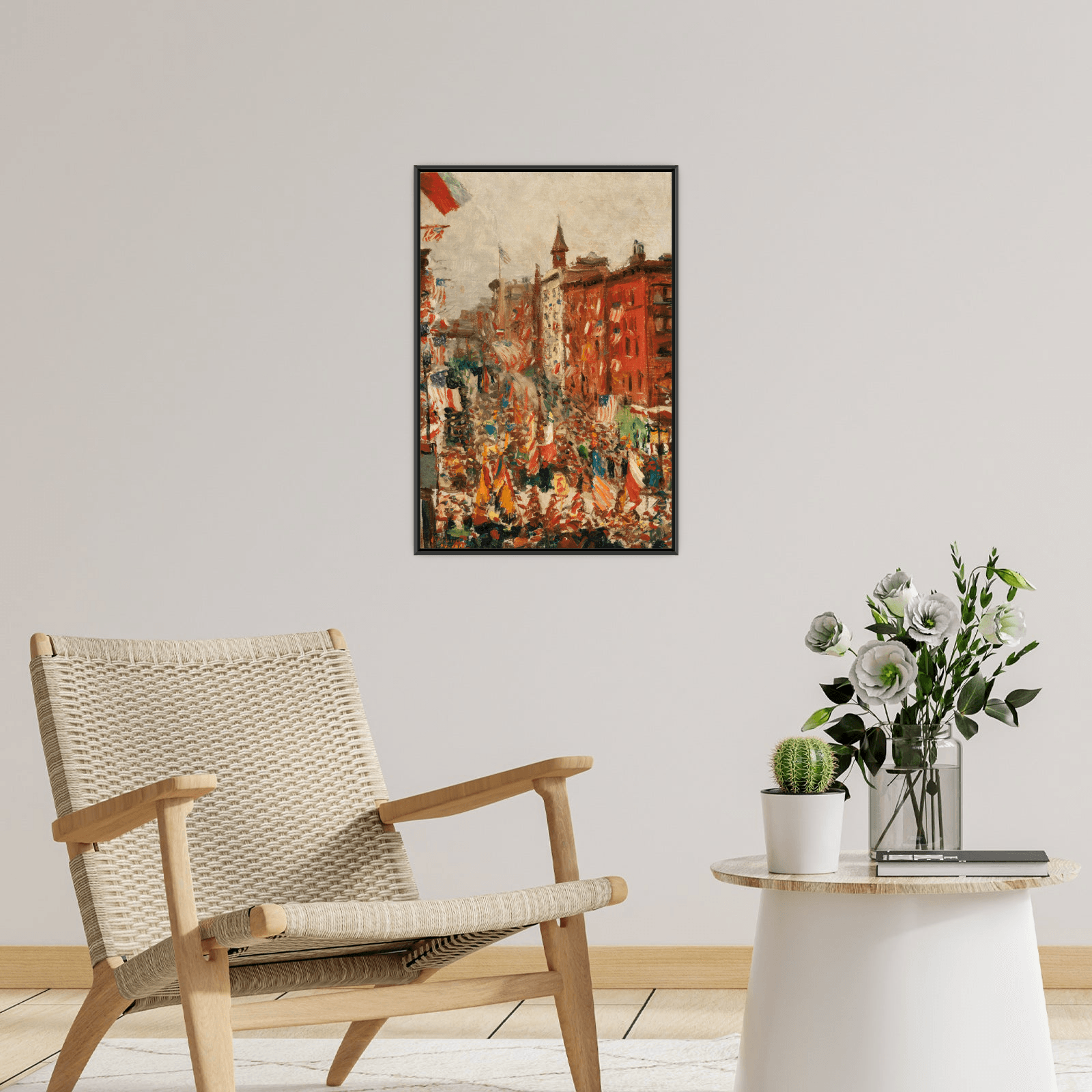 Parade on York Avenue, American School - ArtDeco Canvas