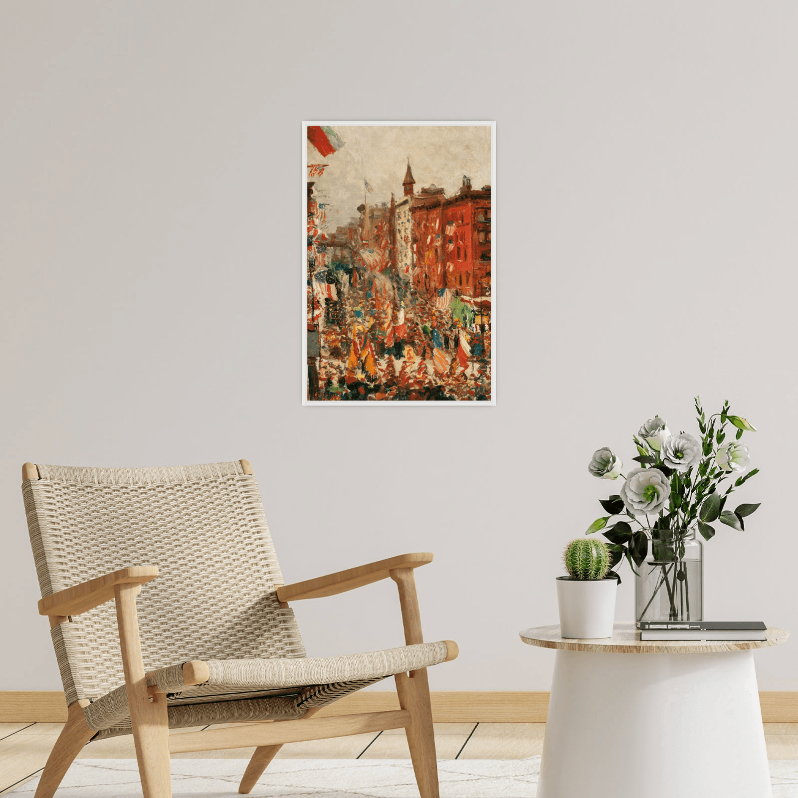 Parade on York Avenue, American School - ArtDeco Canvas