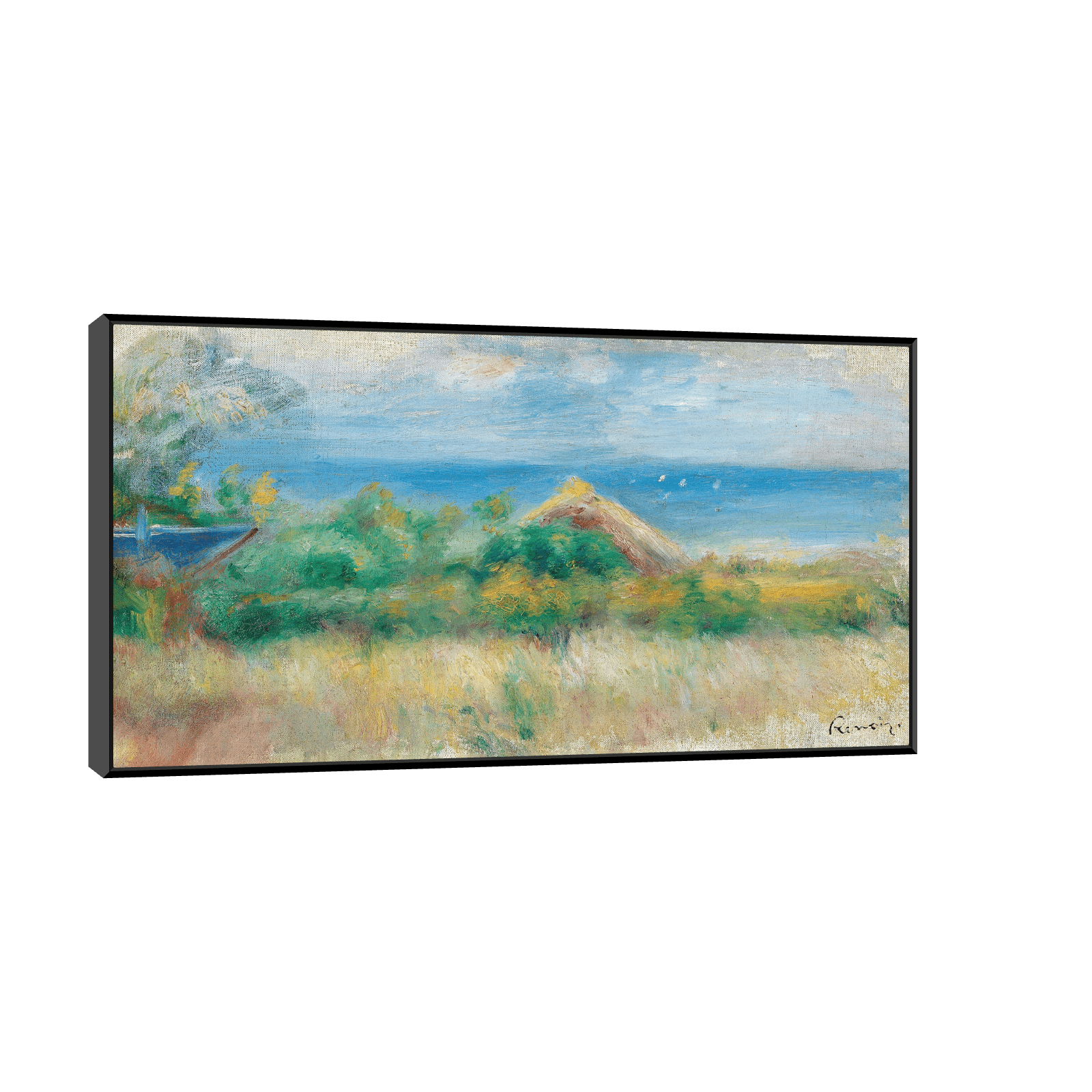 Paysage avec fond de mer, Pierre-Auguste Renoir - ArtDeco Canvas