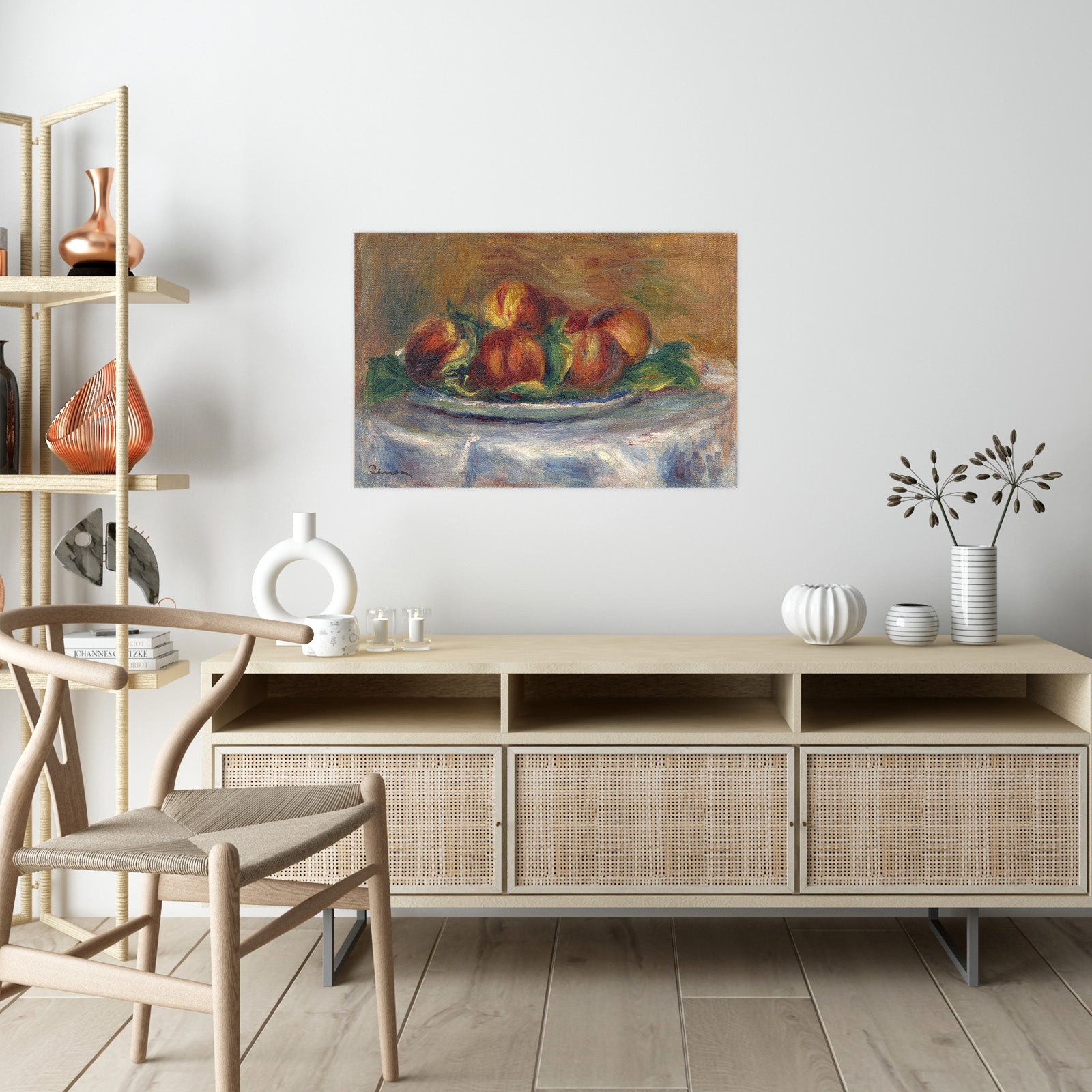 Peaches on a Plate, Pierre-Auguste Renoir