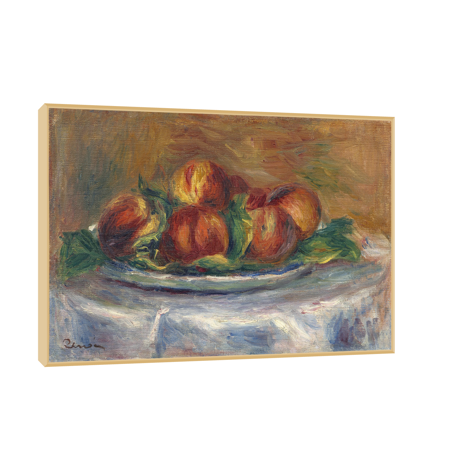 Peaches on a Plate, Pierre-Auguste Renoir