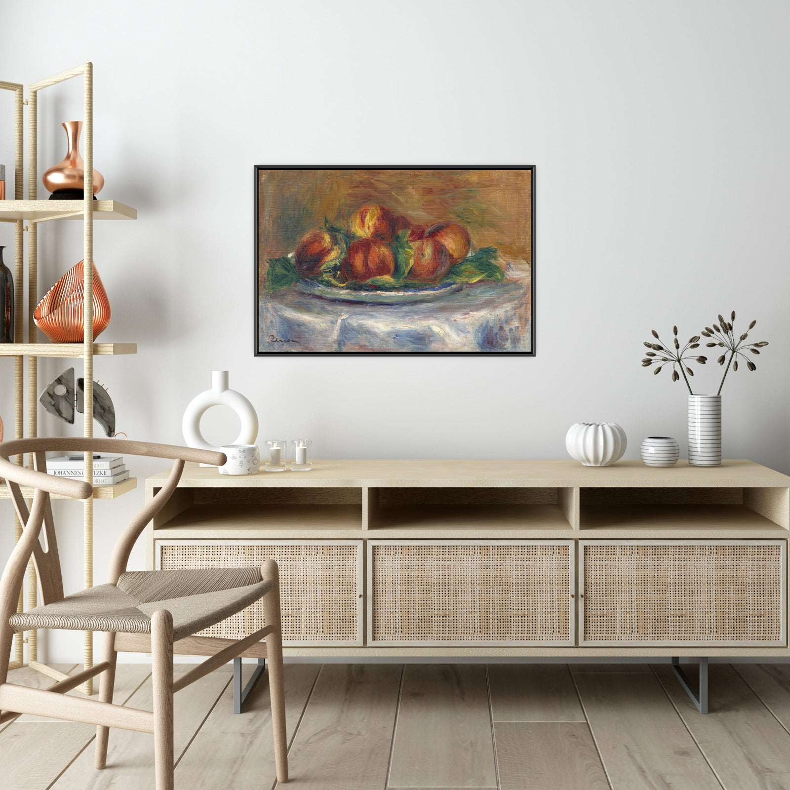 Peaches on a Plate, Pierre-Auguste Renoir