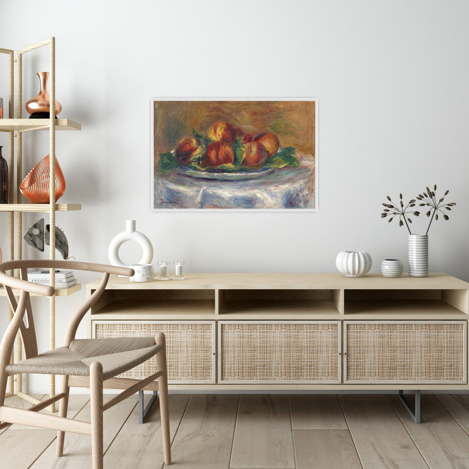 Peaches on a Plate, Pierre-Auguste Renoir