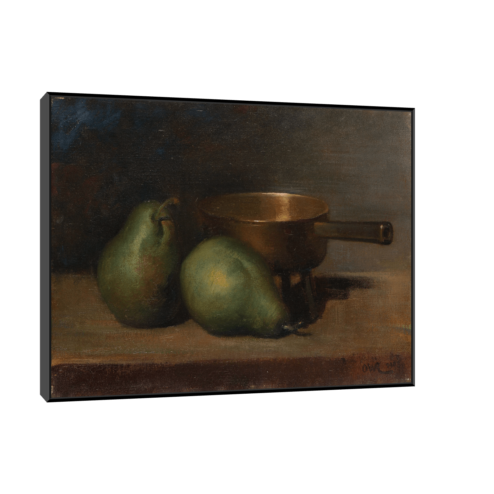 Pears and Casserole, Ottilie Wilhelmine Roederstein - ArtDeco Canvas
