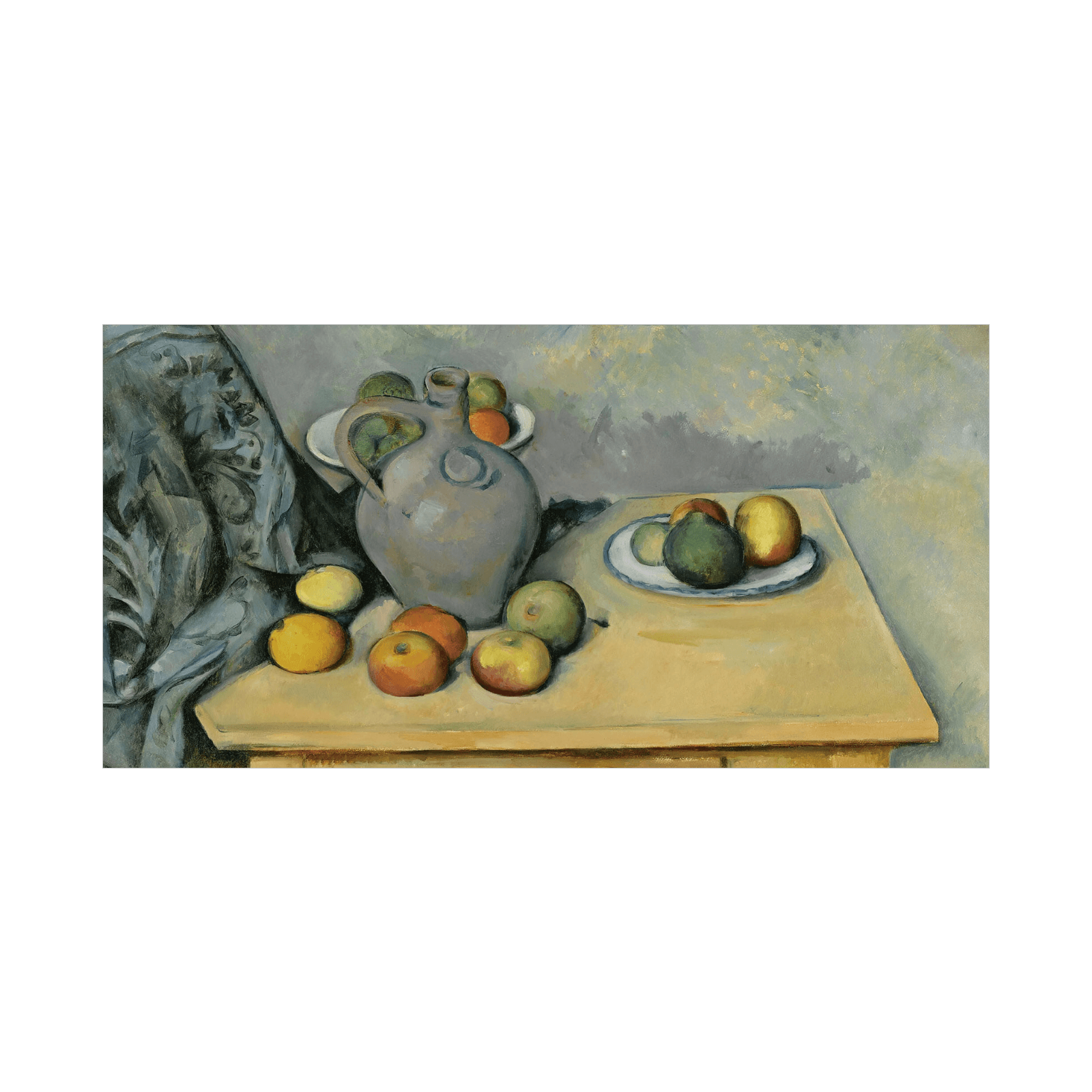 Pichet Et Fruits Sur Une Table, Paul Cézanne - ArtDeco Canvas