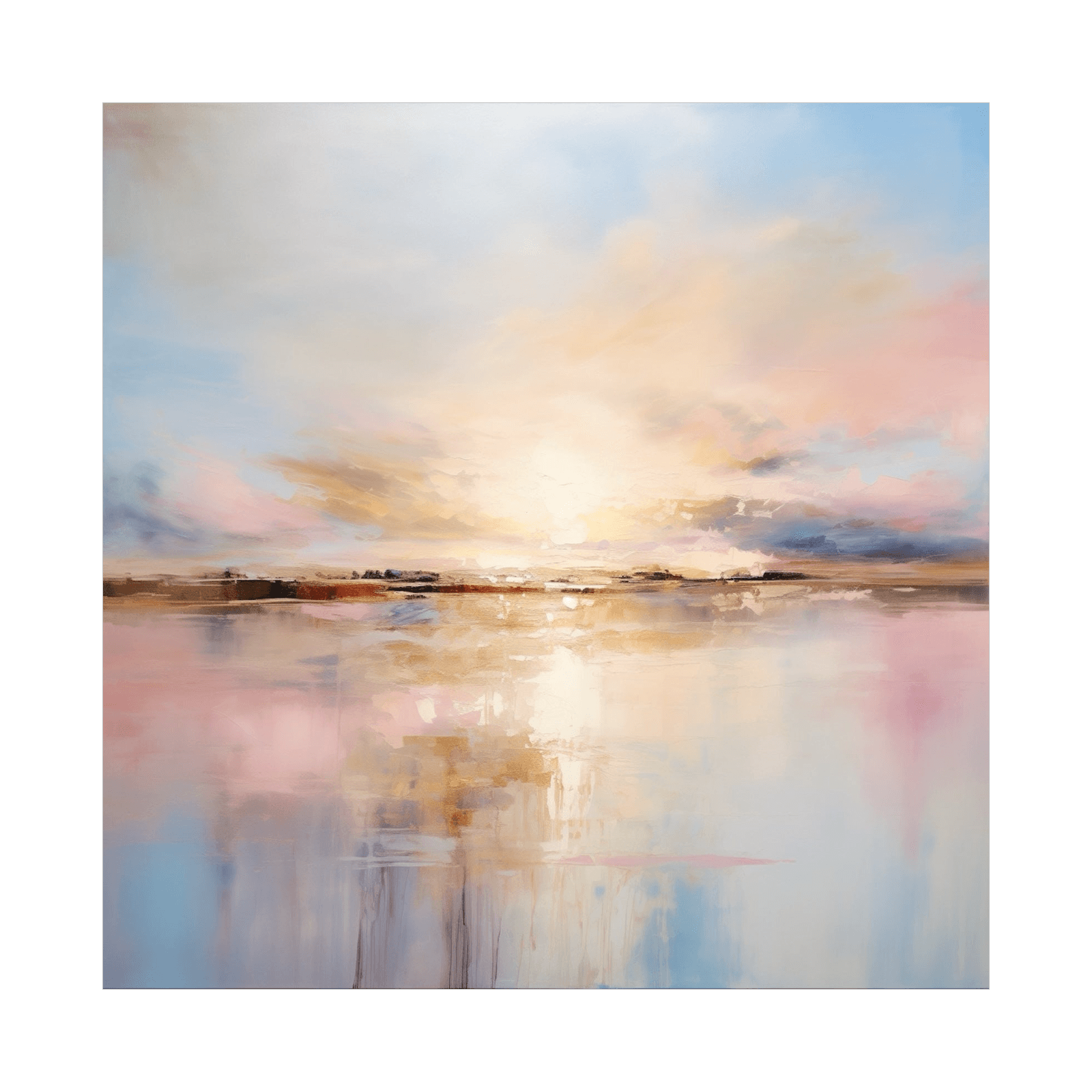 Pink sunrise - ArtDeco Canvas