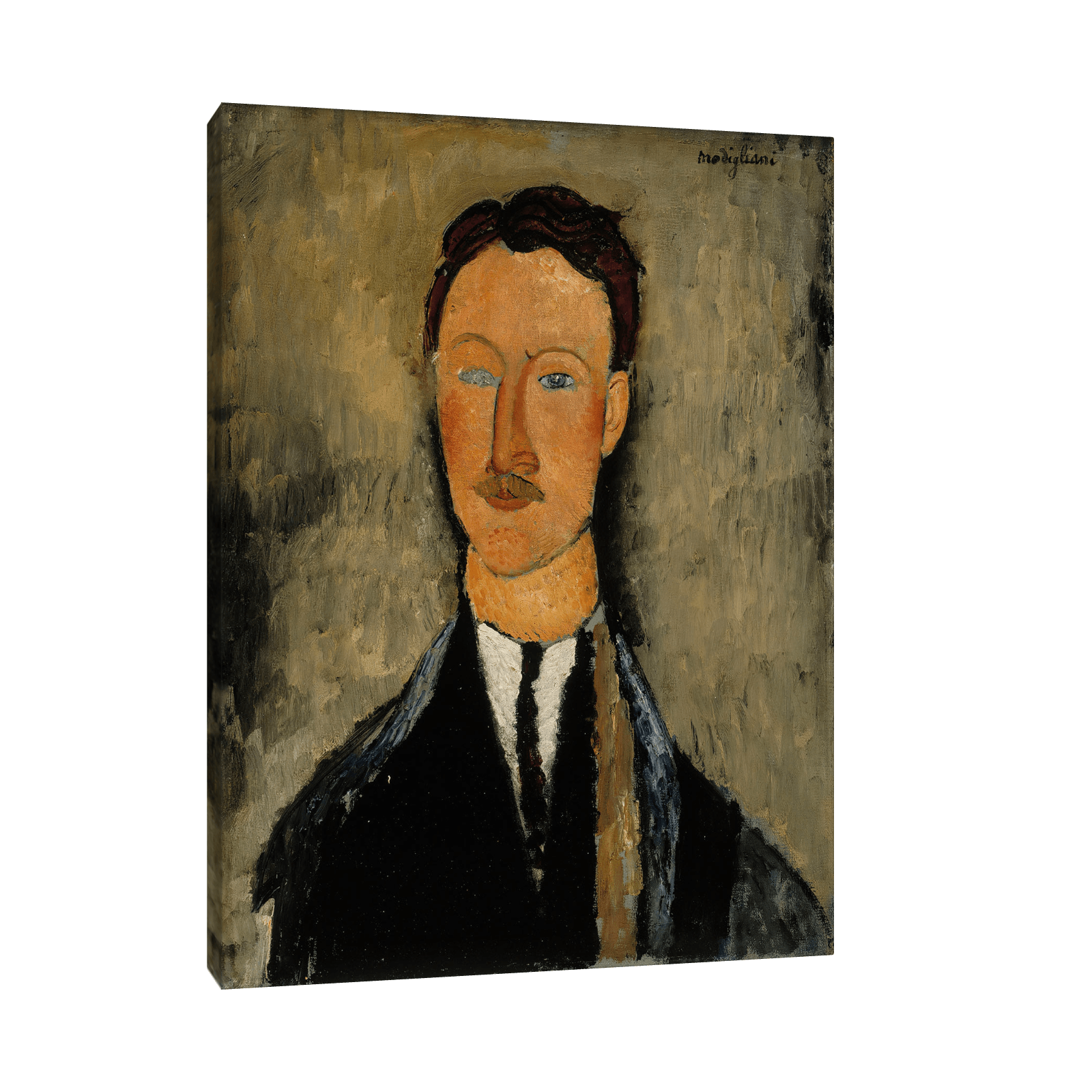 Portrait Of The Artist Léopold Survage, Amedeo Modigliani - ArtDeco Canvas