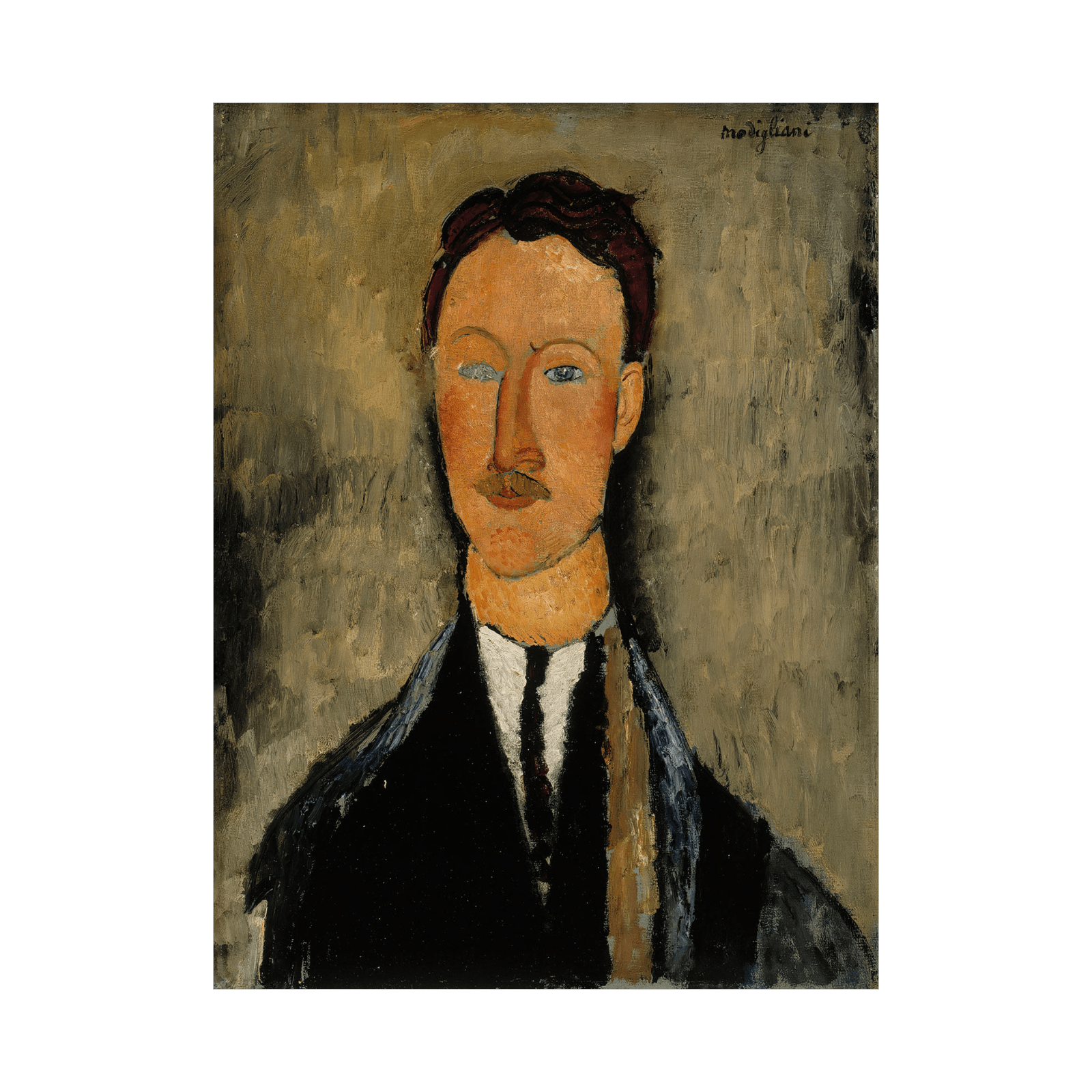 Portrait Of The Artist Léopold Survage, Amedeo Modigliani - ArtDeco Canvas