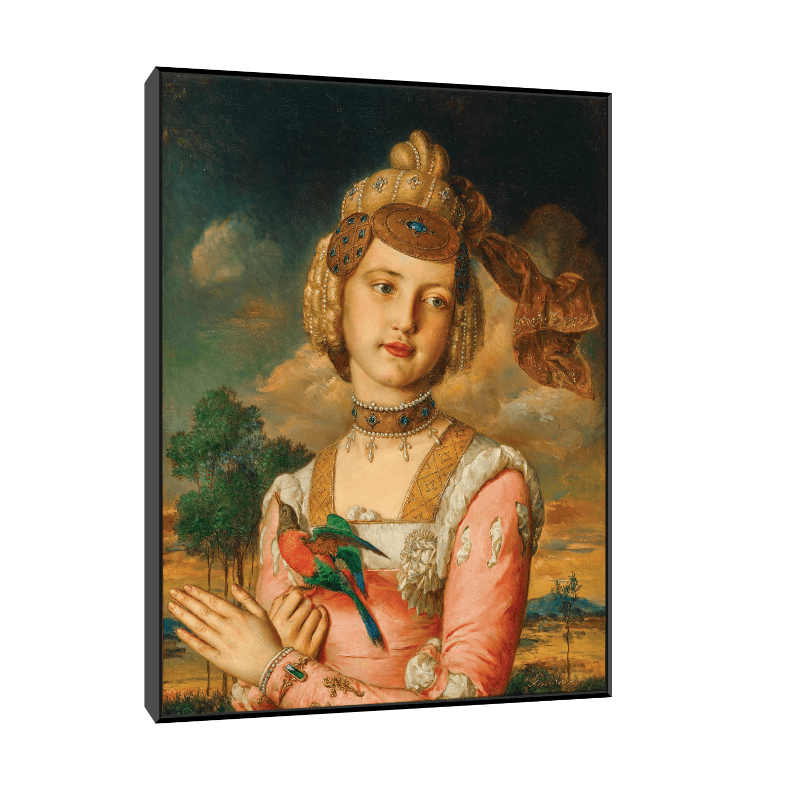 Portrait of Alexandrine, Johann Baptist Reiter - ArtDeco Canvas