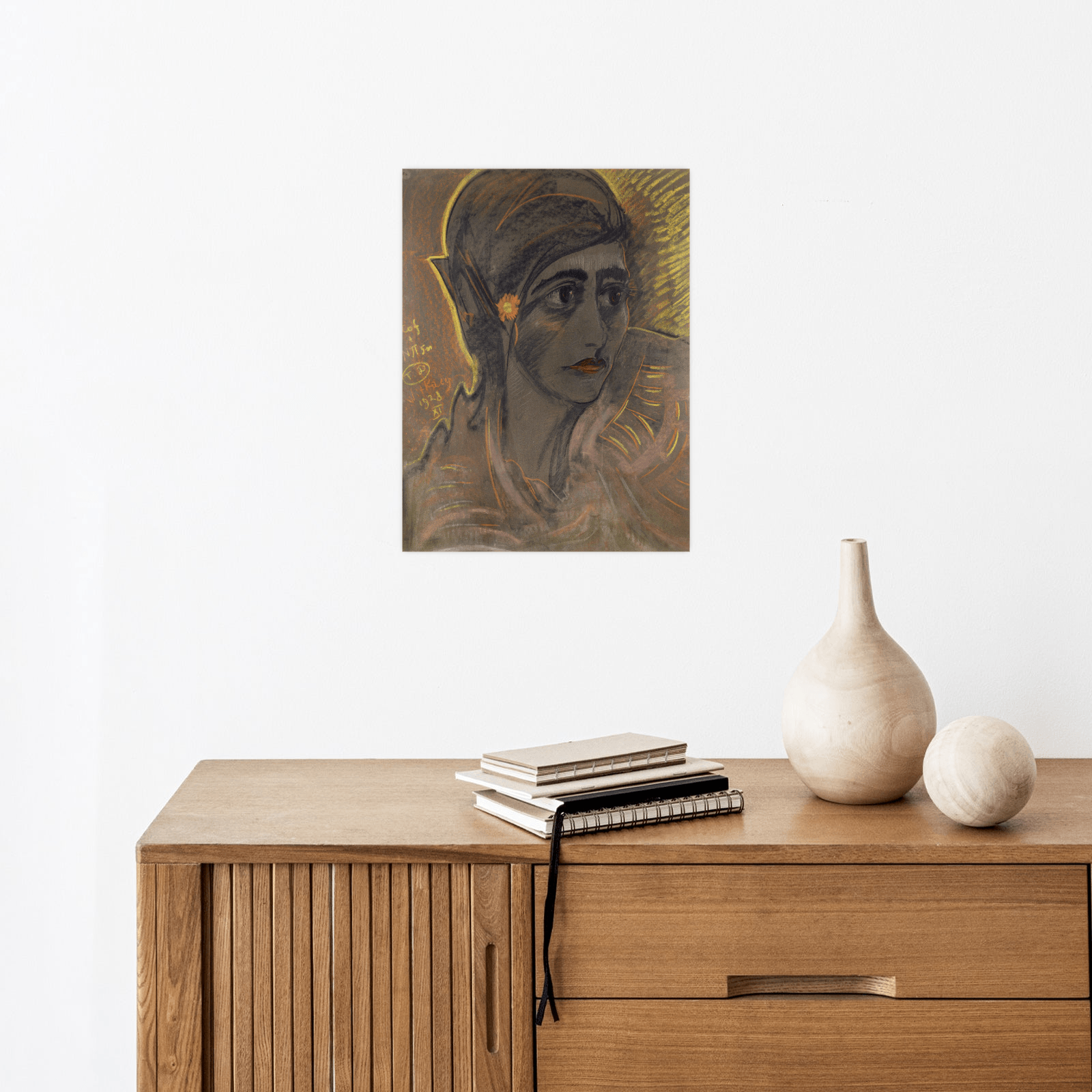 Portrait of Irena, Stanisław Ignacy Witkiewicz - ArtDeco Canvas