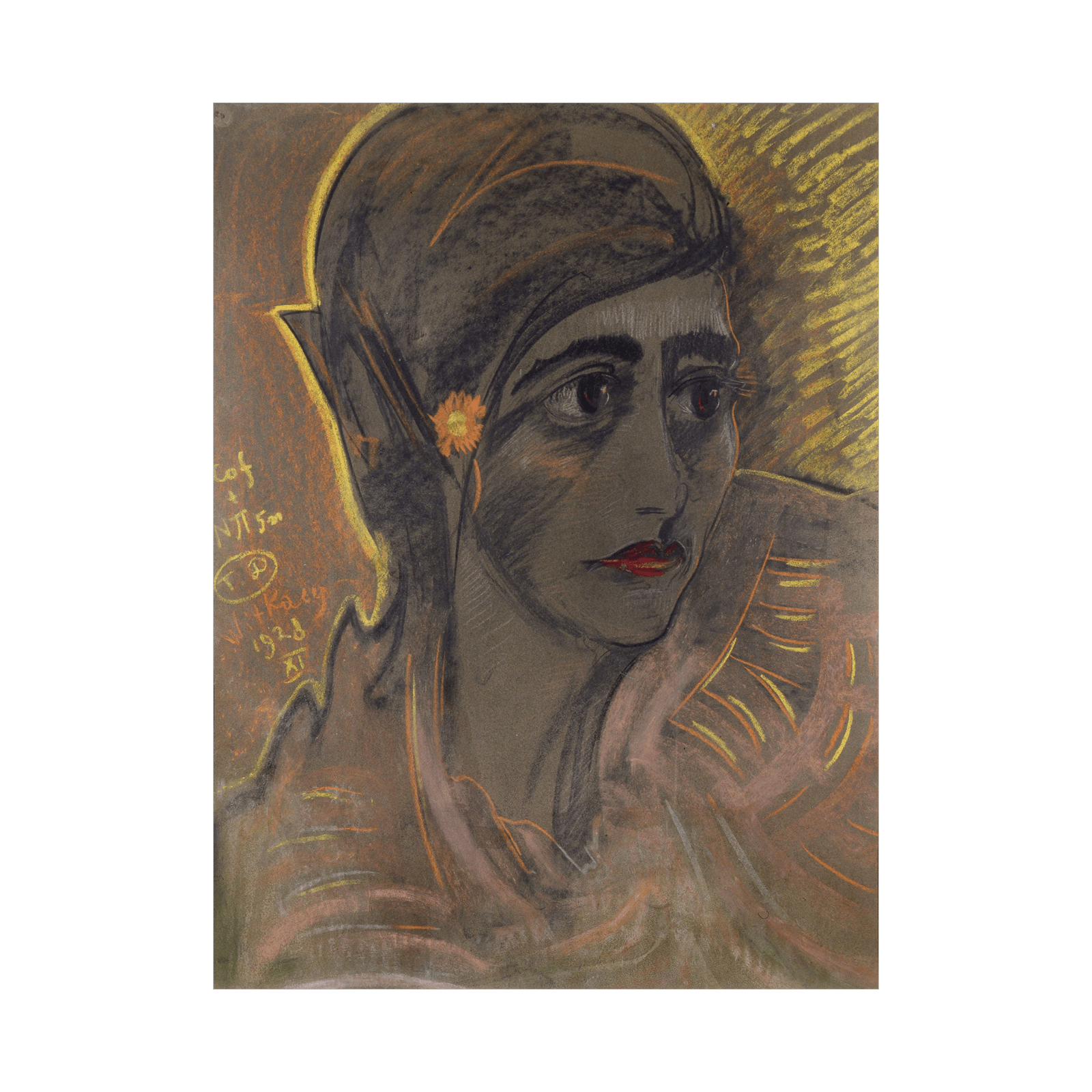 Portrait of Irena, Stanisław Ignacy Witkiewicz - ArtDeco Canvas