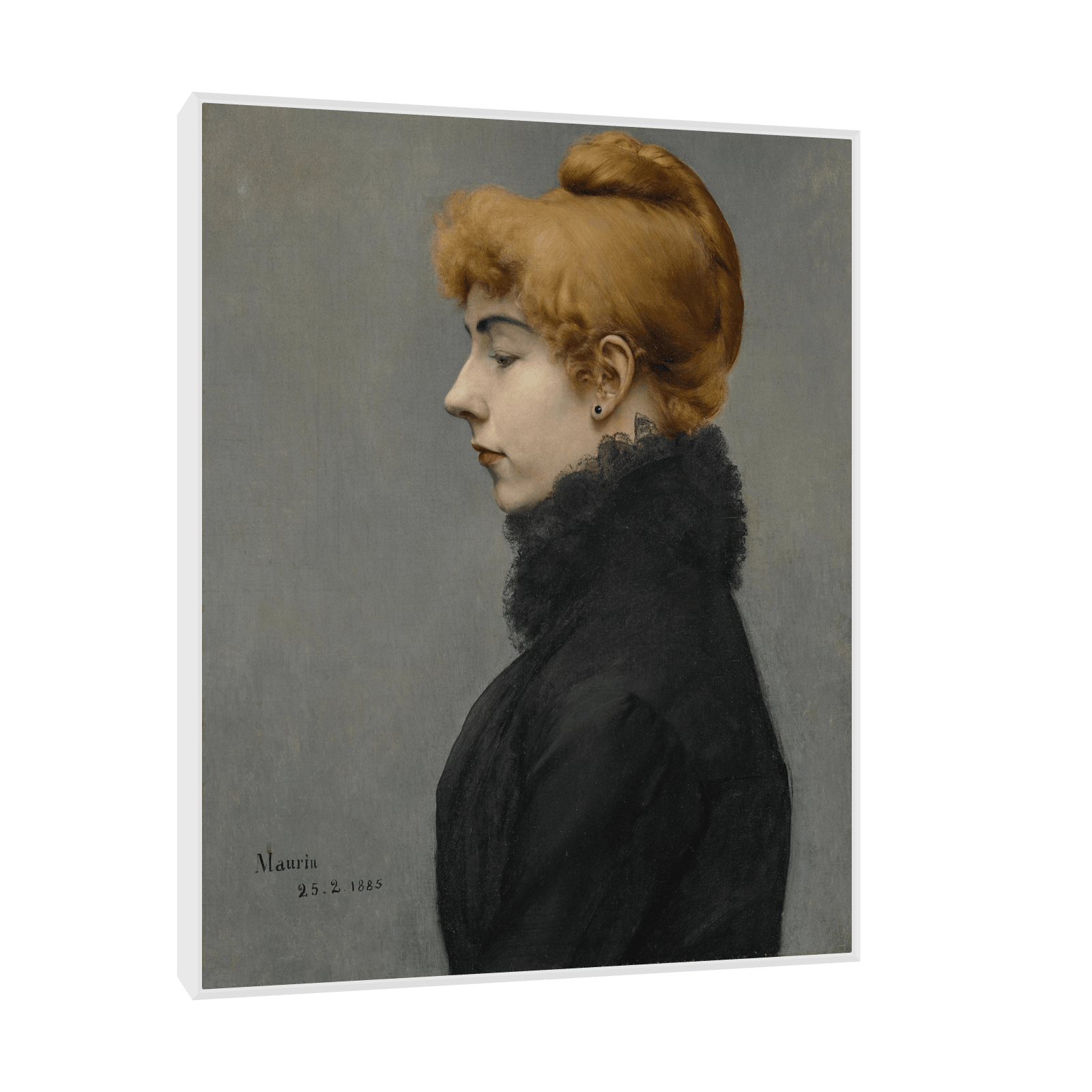 Portrait of a Lady, Charles Maurin - ArtDeco Canvas