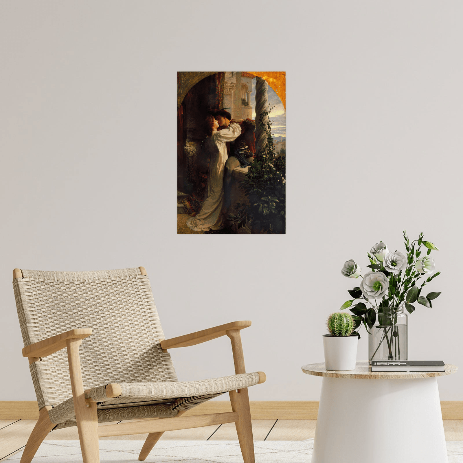 Romeo and Juliet, Frank Dicksee - ArtDeco Canvas
