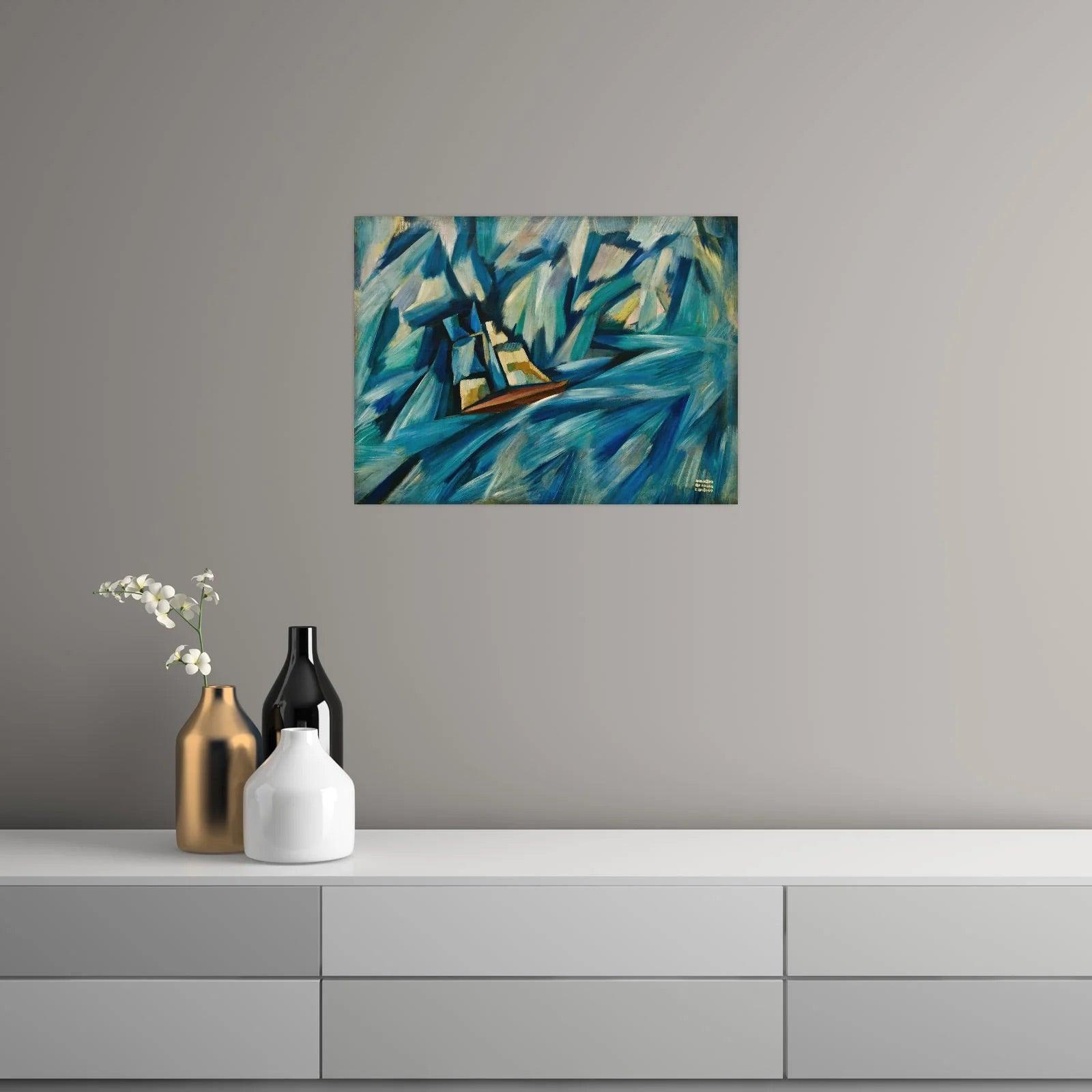 Sail boat, Amadeo de Souza-Cardoso