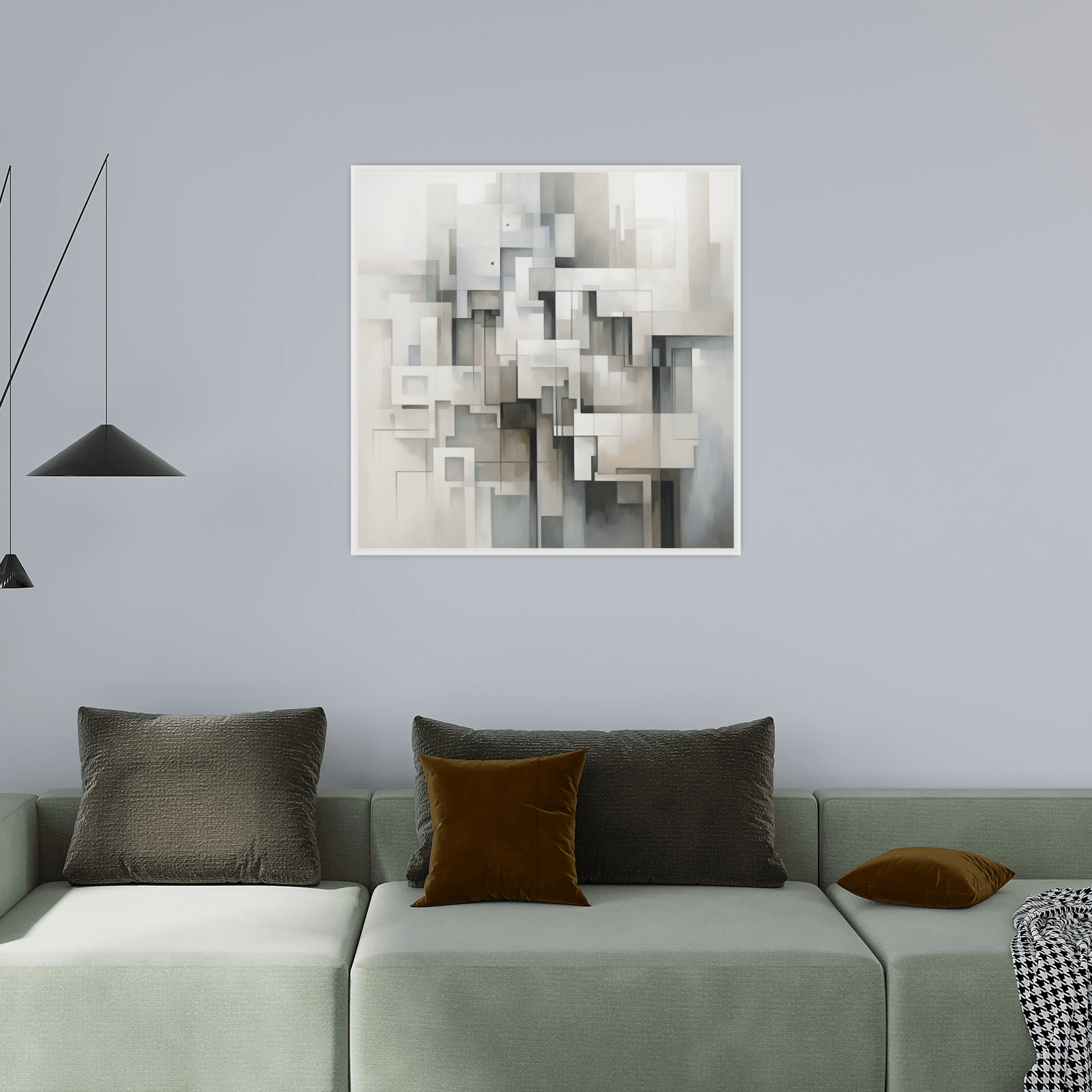 Stack of buildings ll - ArtDeco Canvas