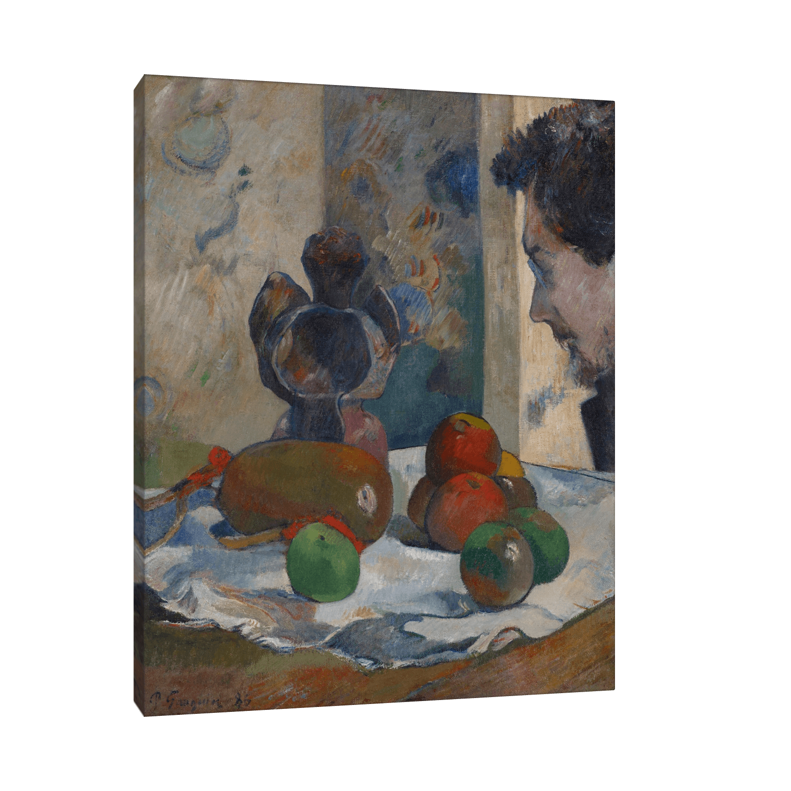 Still Life With Profile Of Laval, Paul Gauguin - ArtDeco Canvas