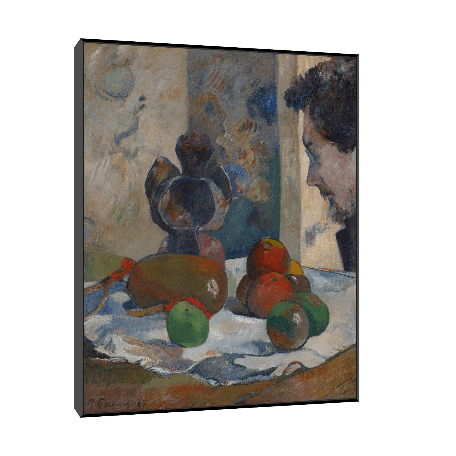 Still Life With Profile Of Laval, Paul Gauguin - ArtDeco Canvas