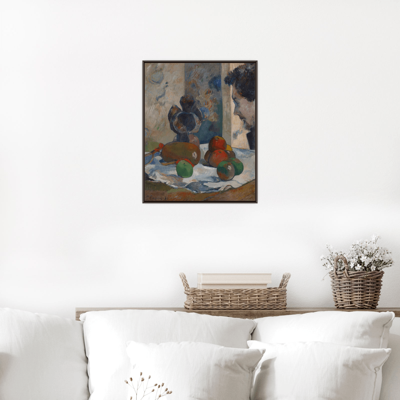 Still Life With Profile Of Laval, Paul Gauguin - ArtDeco Canvas