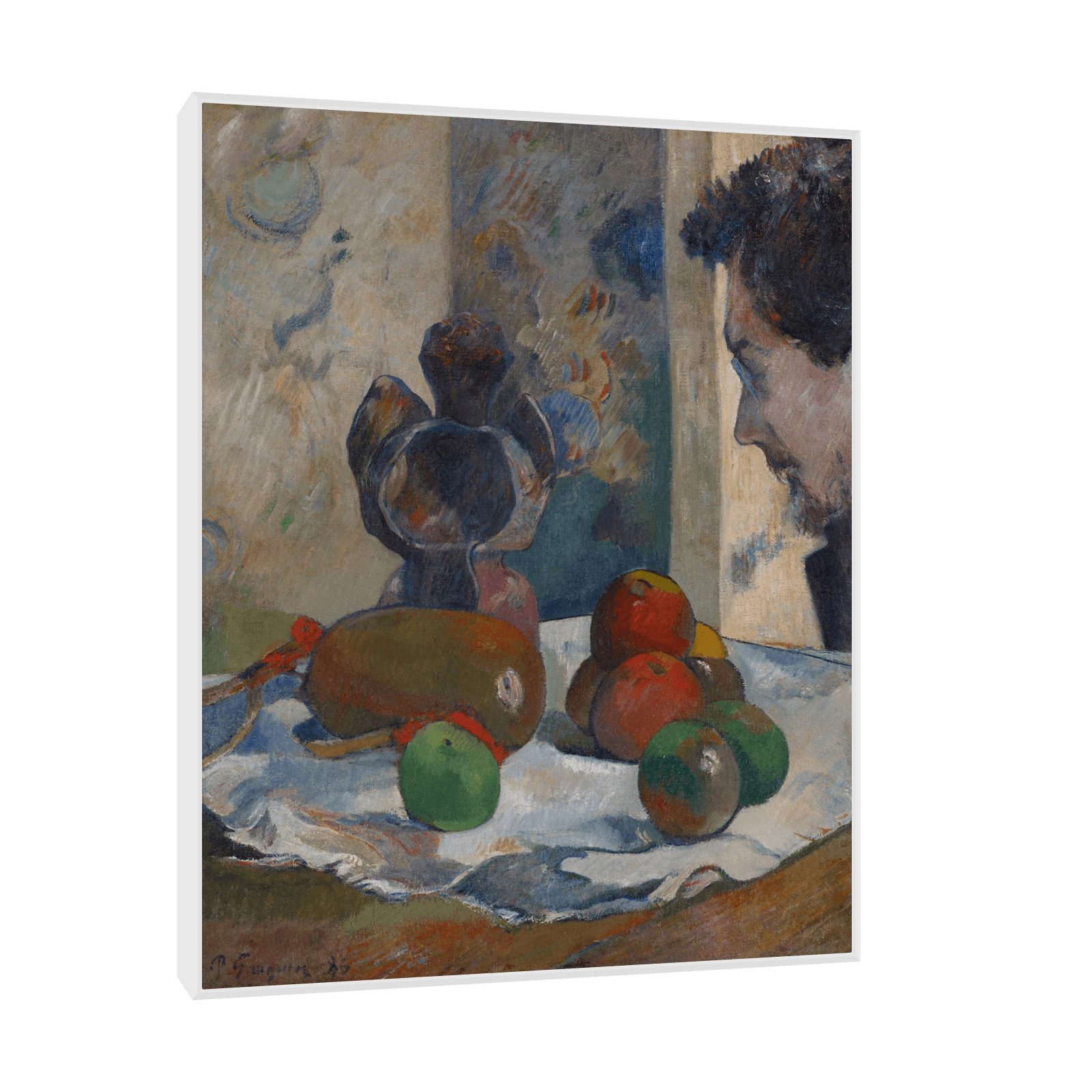 Still Life With Profile Of Laval, Paul Gauguin - ArtDeco Canvas