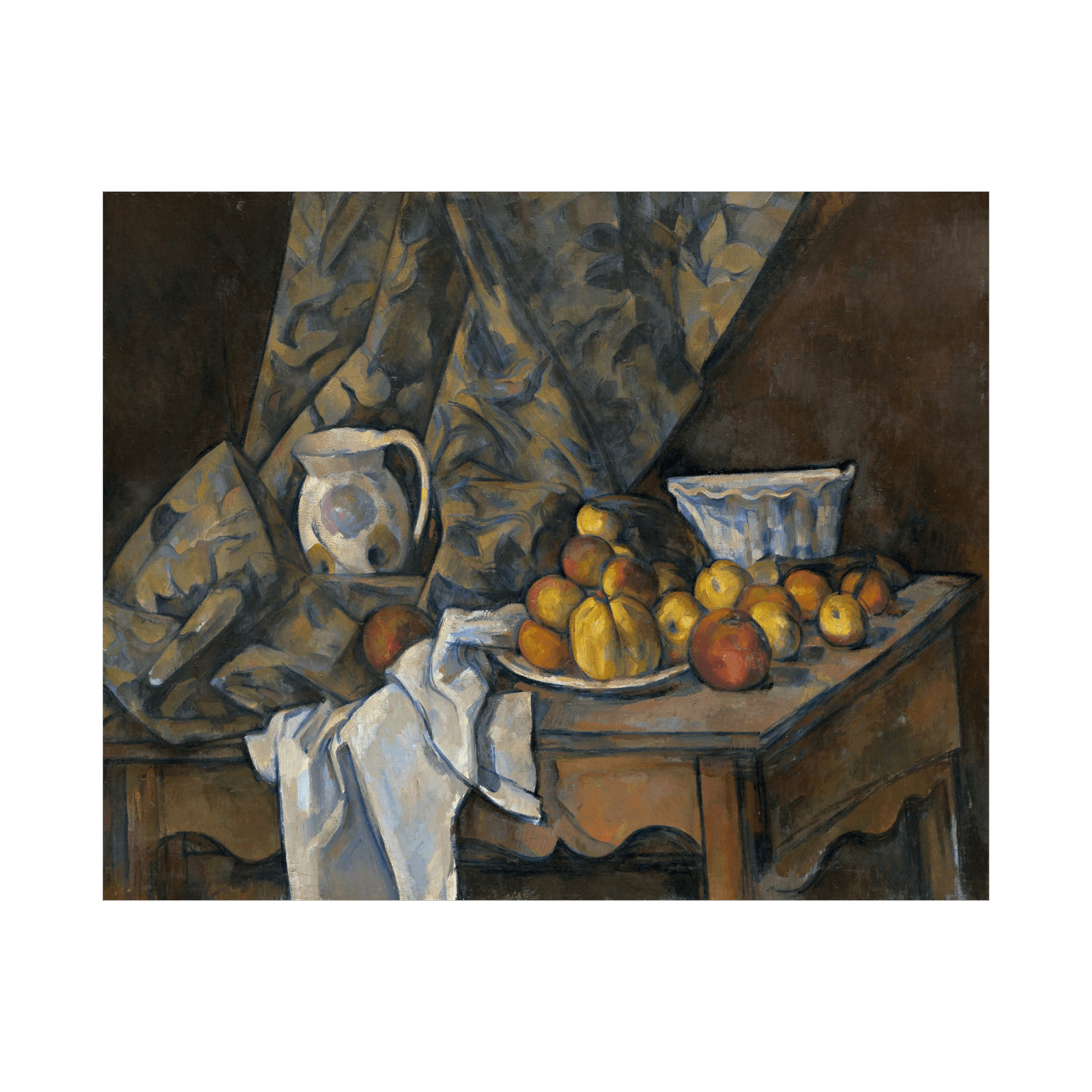 Still Life with Apples and Peaches, Paul Cézanne - ArtDeco Canvas