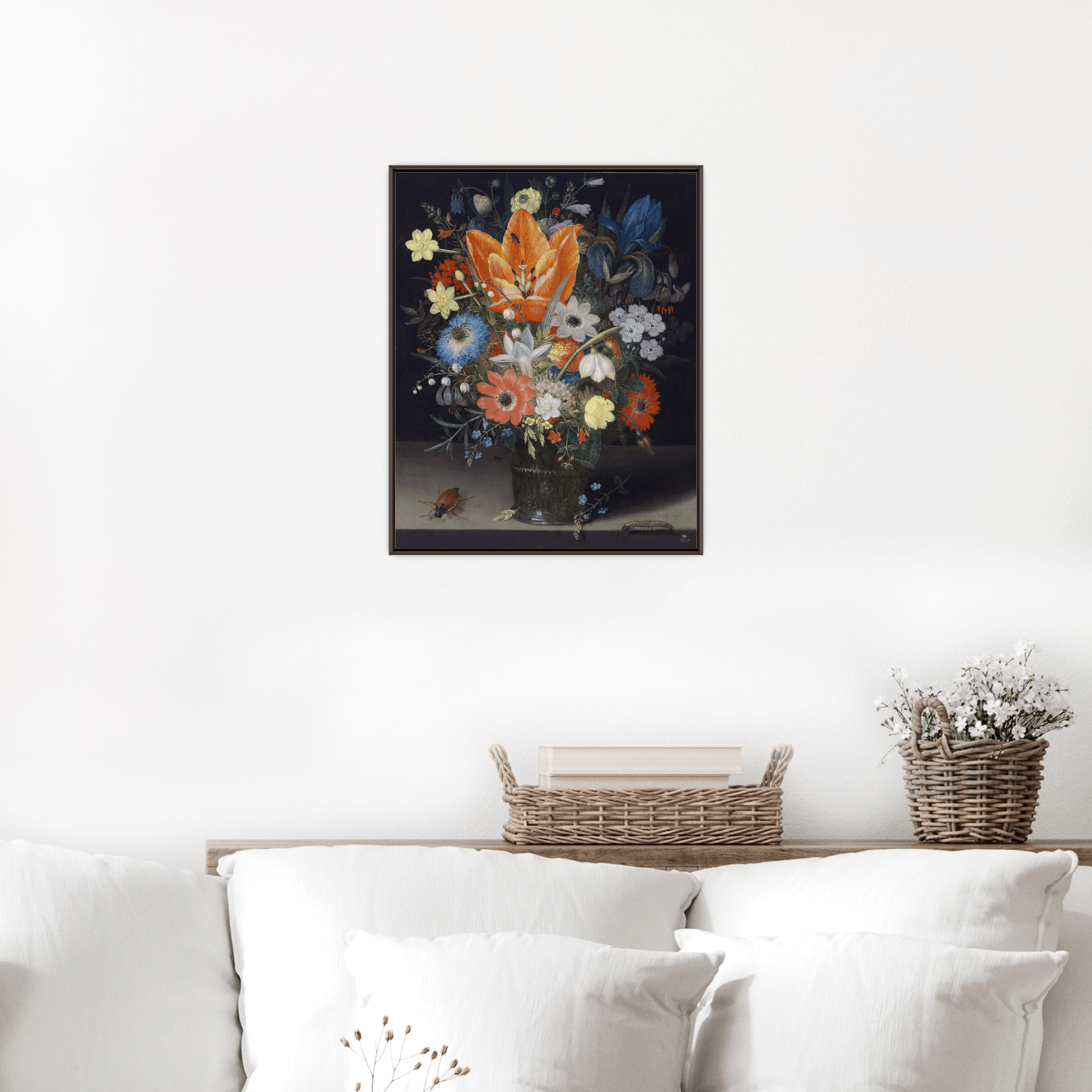 Still Life with Iris, Peter Binoit - ArtDeco Canvas