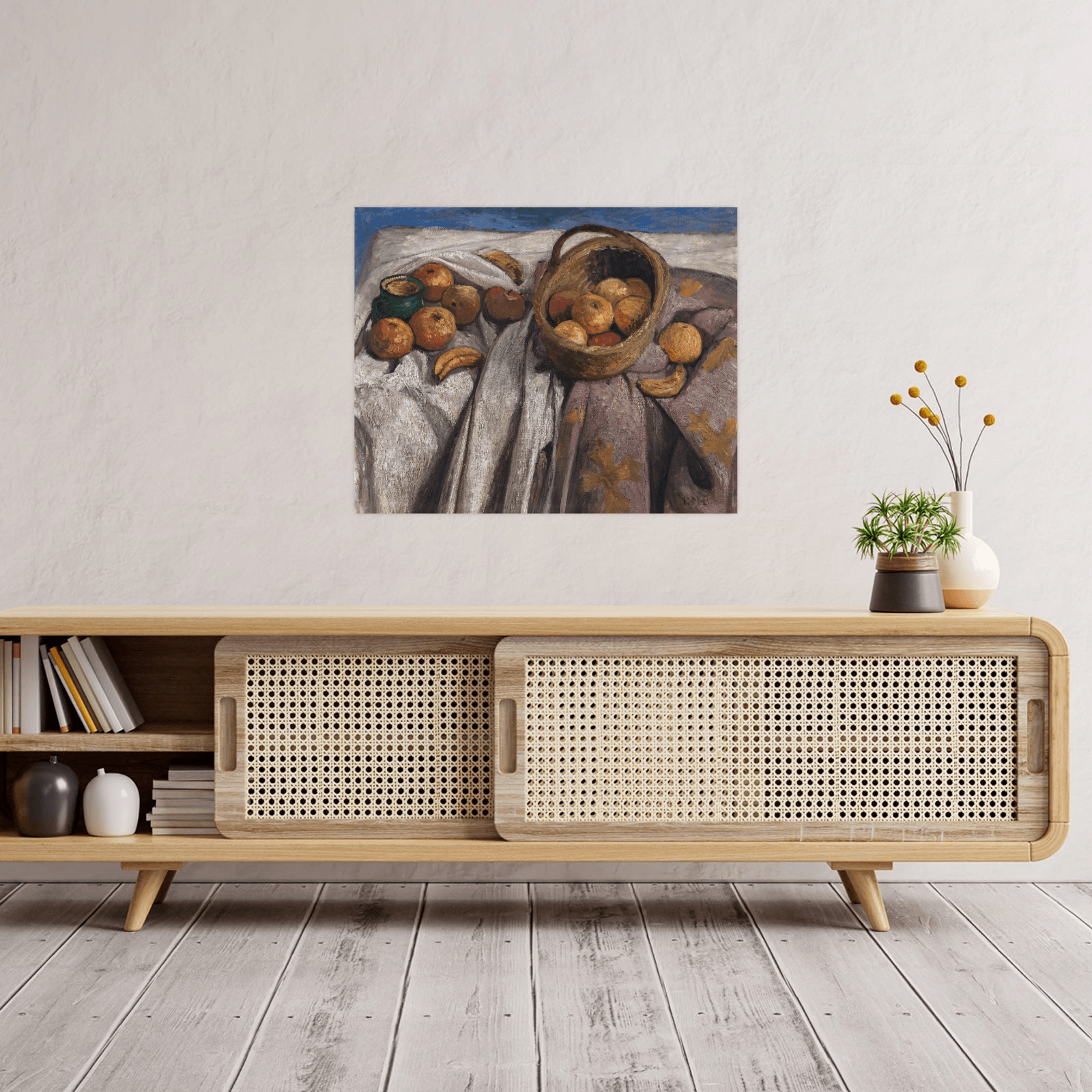 Still life with apples and bananas, Paula Modersohn-Becker - ArtDeco Canvas