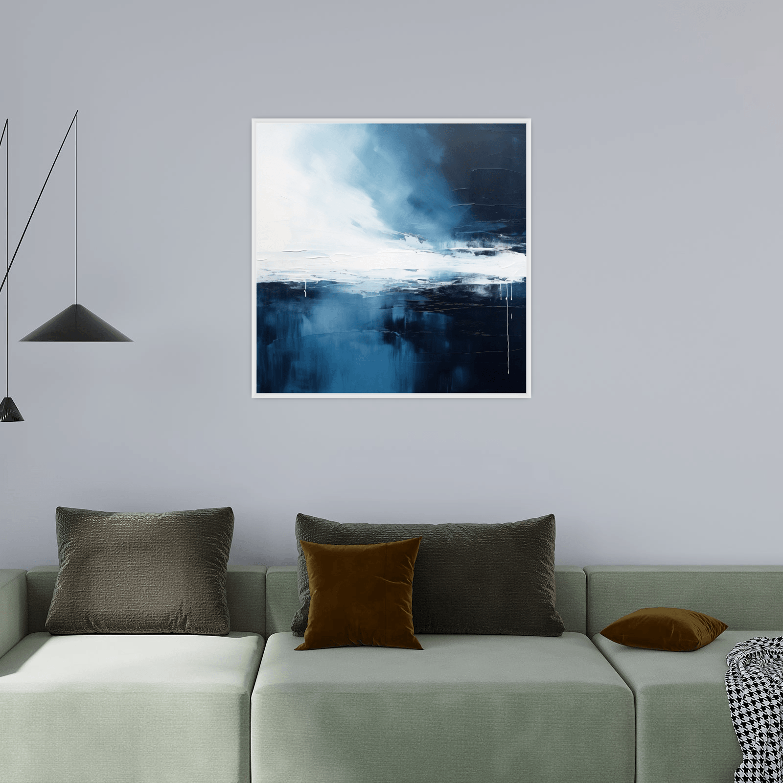 Storm forming over the ocean - ArtDeco Canvas