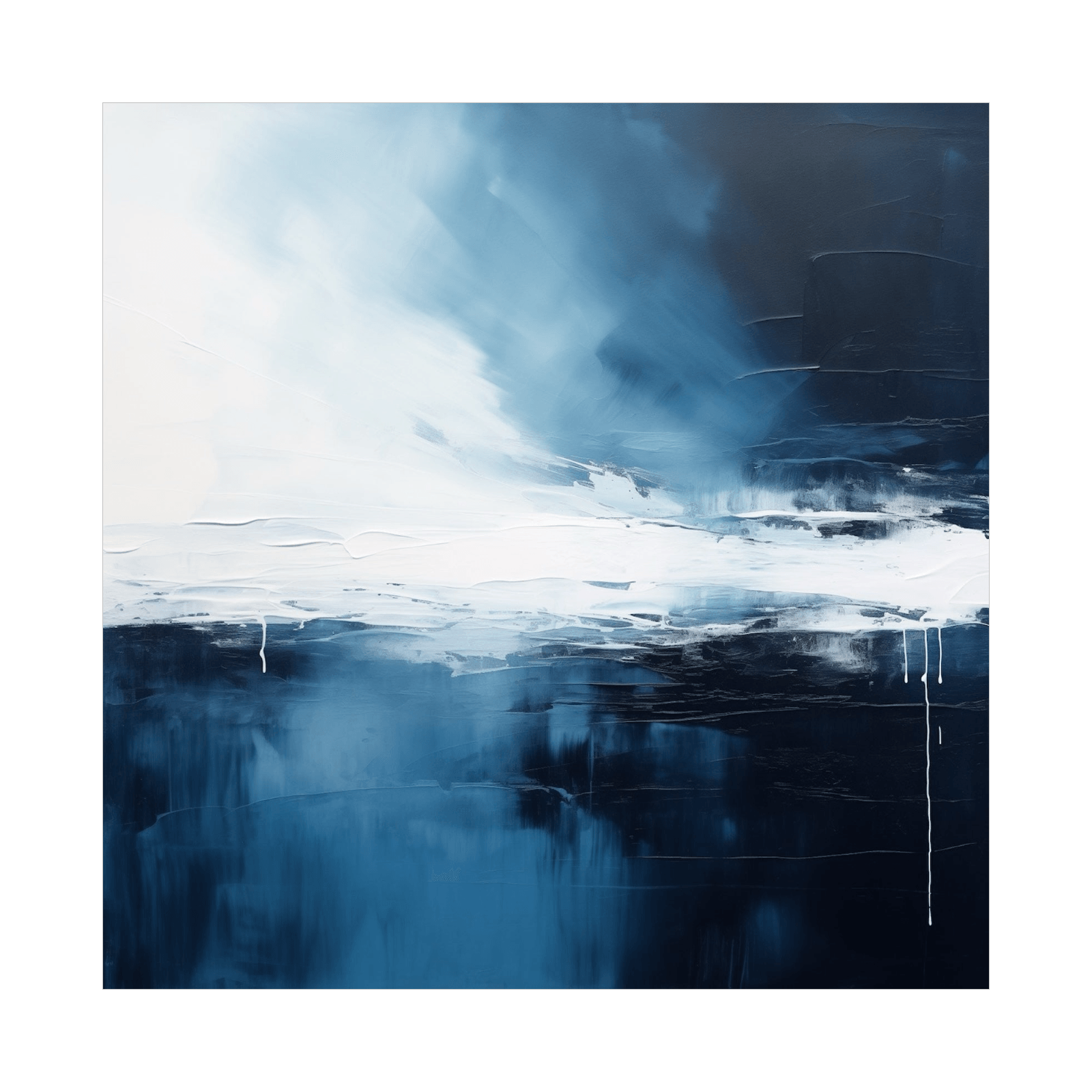 Storm forming over the ocean - ArtDeco Canvas