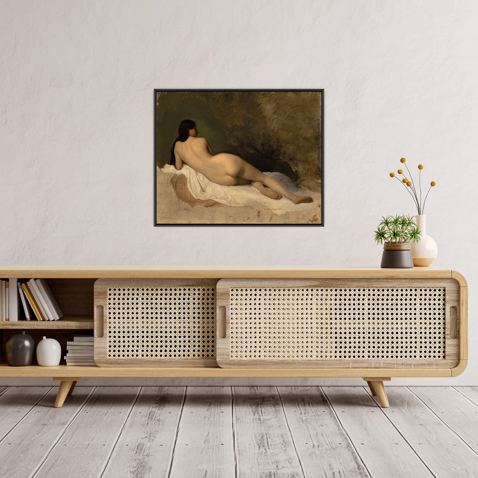 Study of a Reclining Nude, Isidore Pils - ArtDeco Canvas