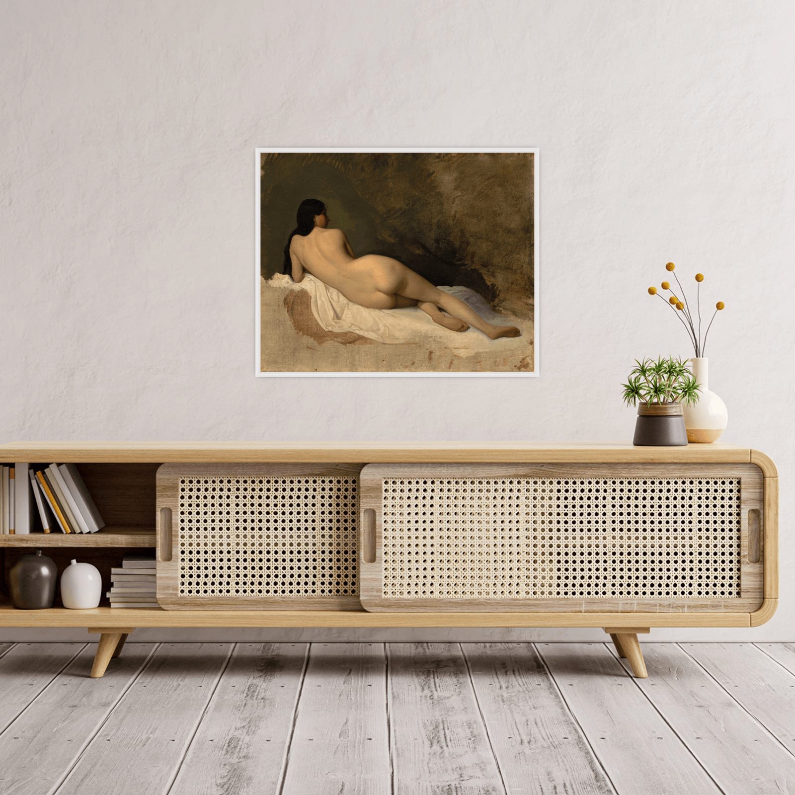 Study of a Reclining Nude, Isidore Pils - ArtDeco Canvas