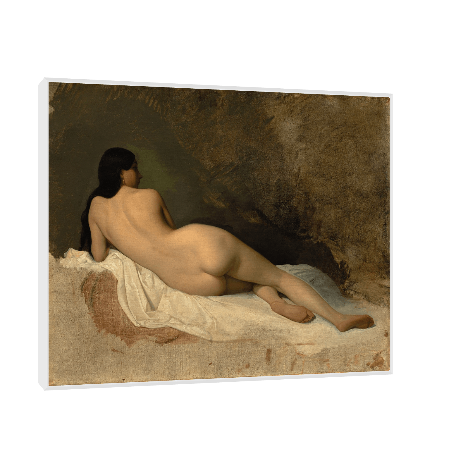 Study of a Reclining Nude, Isidore Pils - ArtDeco Canvas