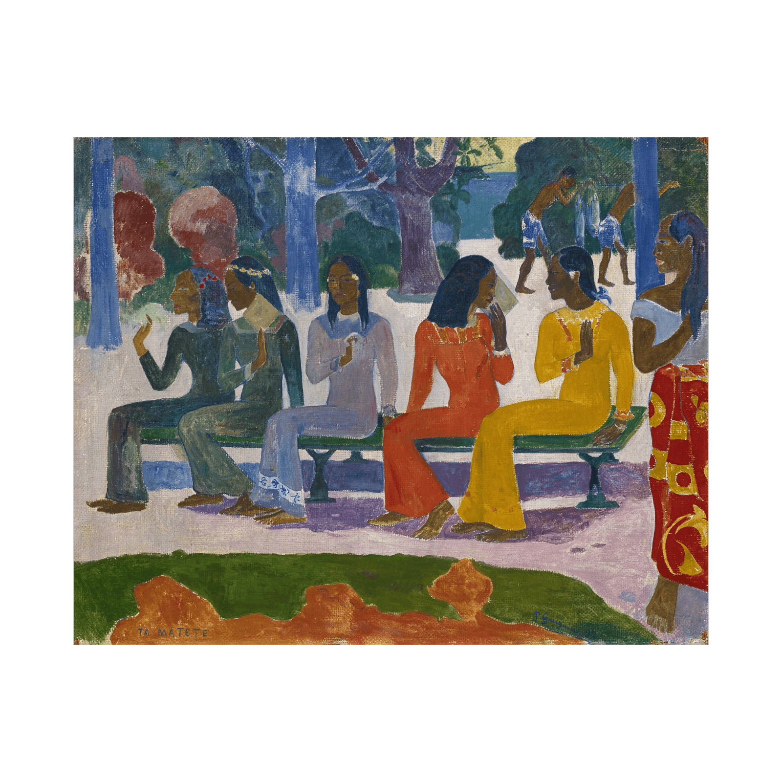 Ta matete, Paul Gauguin - ArtDeco Canvas