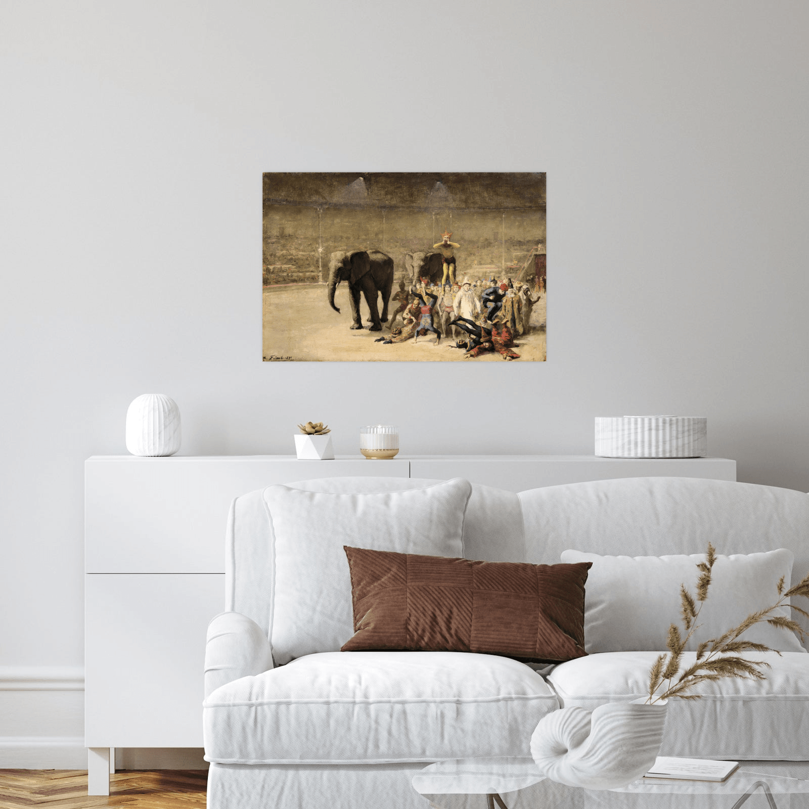 The Entrance of The Clowns, Émile Friant - ArtDeco Canvas