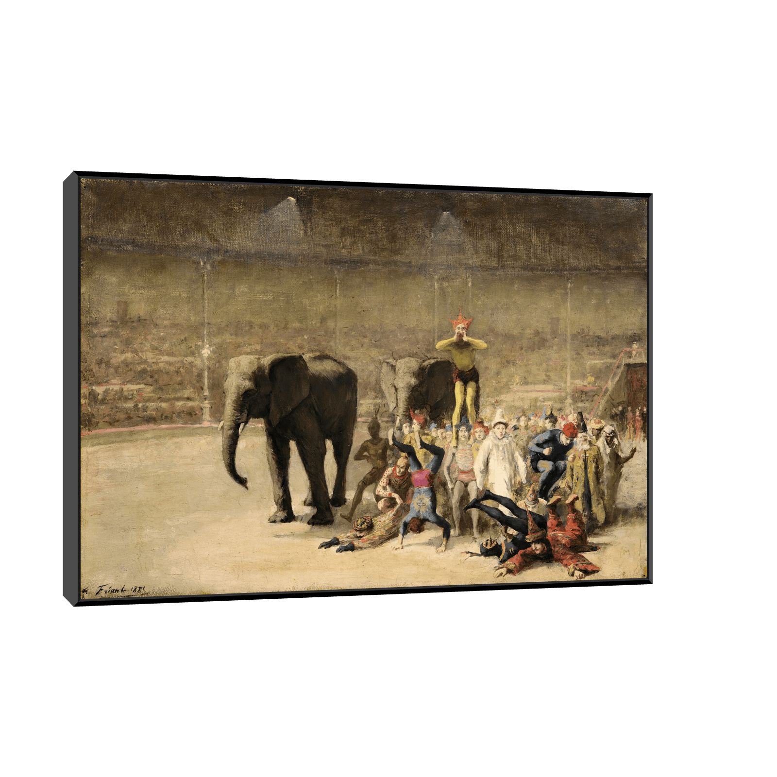 The Entrance of The Clowns, Émile Friant - ArtDeco Canvas