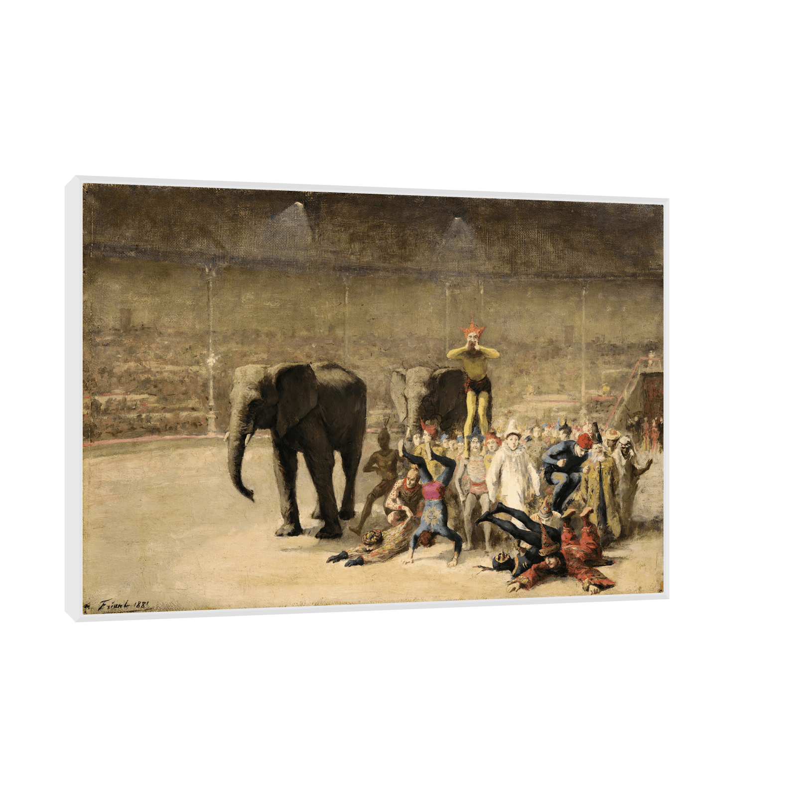 The Entrance of The Clowns, Émile Friant - ArtDeco Canvas