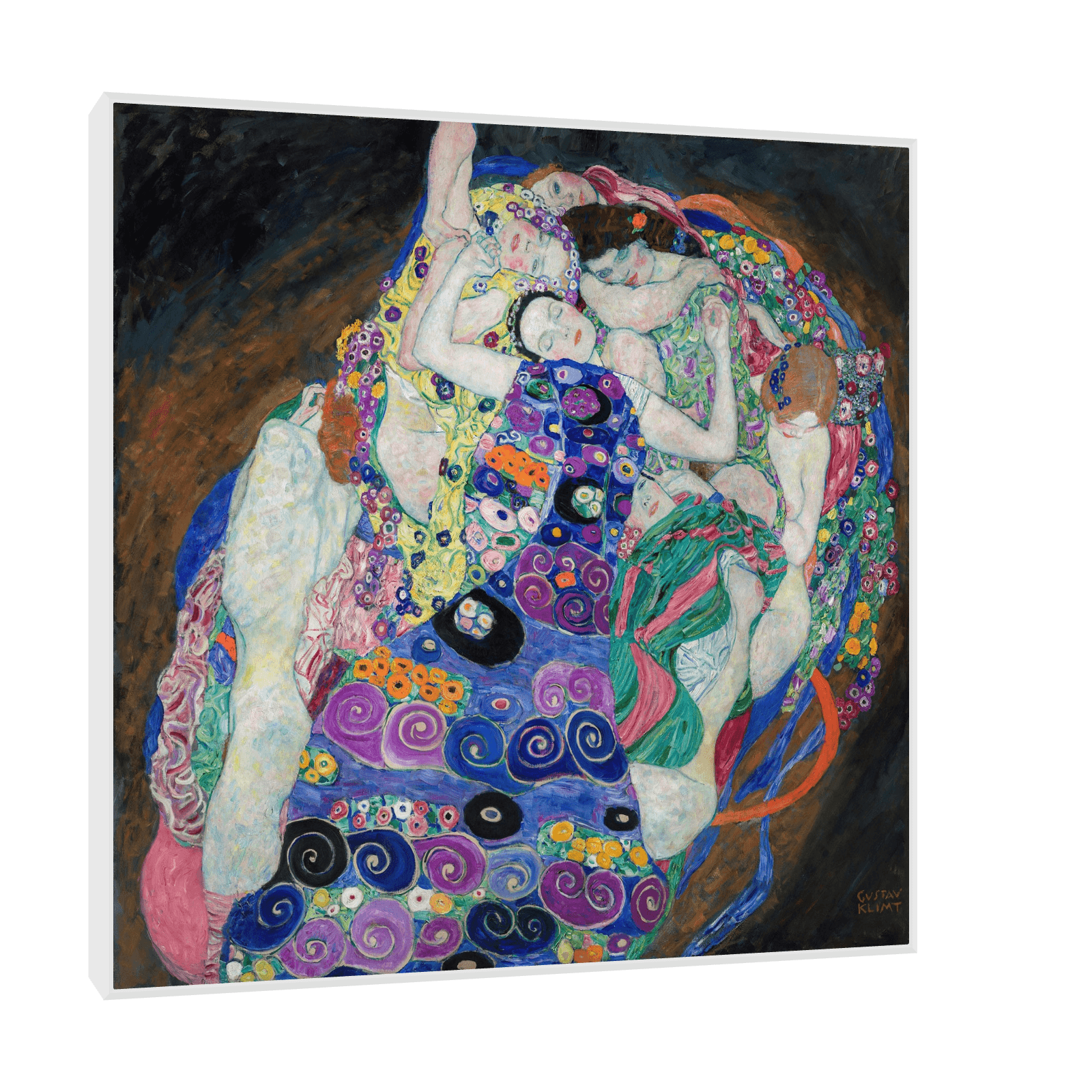 The Maiden, Gustav Klimt - ArtDeco Canvas