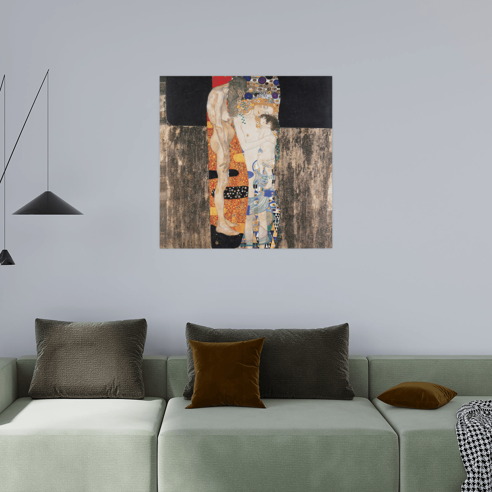 The Three Ages of the Woman, Gustav Klimt - ArtDeco Canvas