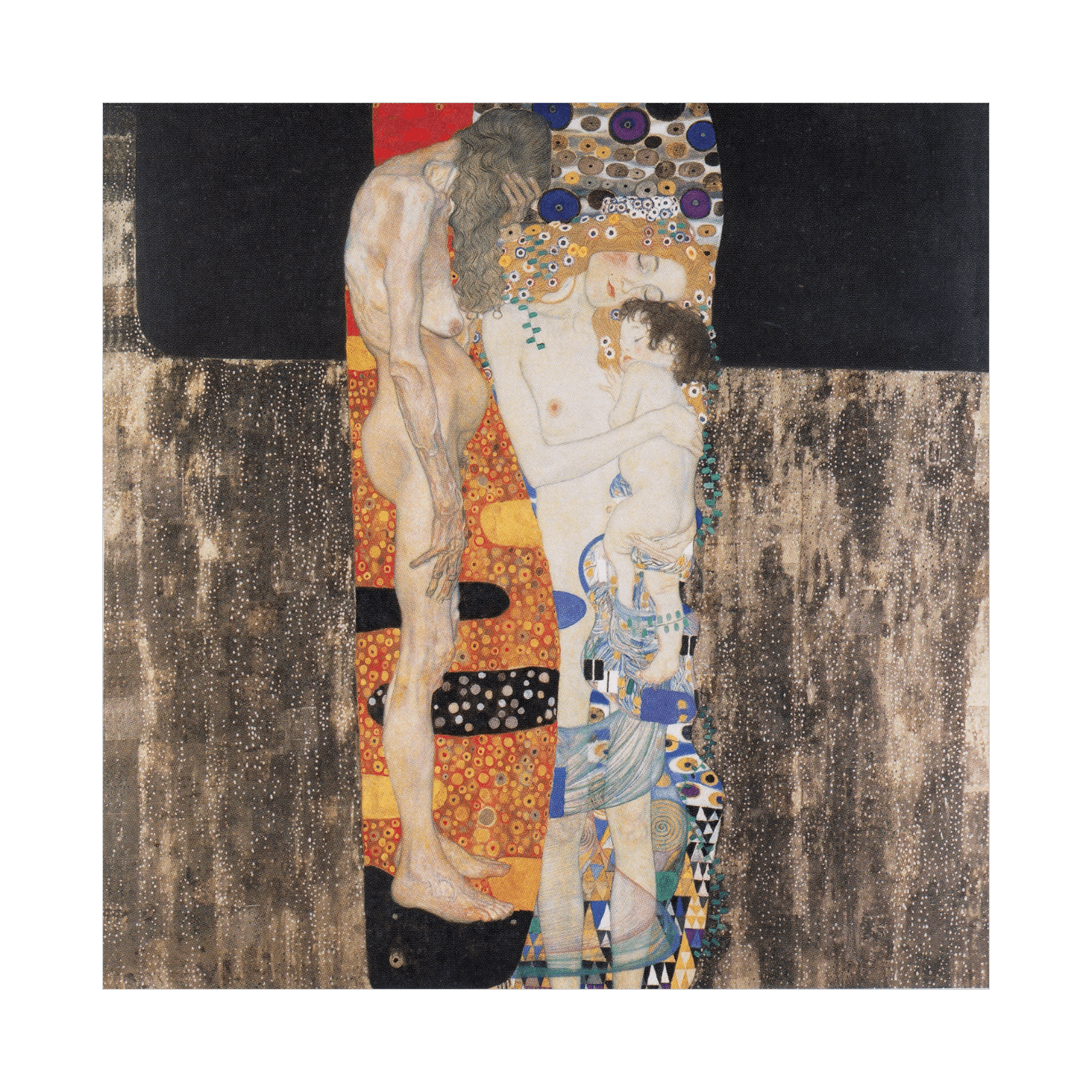 The Three Ages of the Woman, Gustav Klimt - ArtDeco Canvas