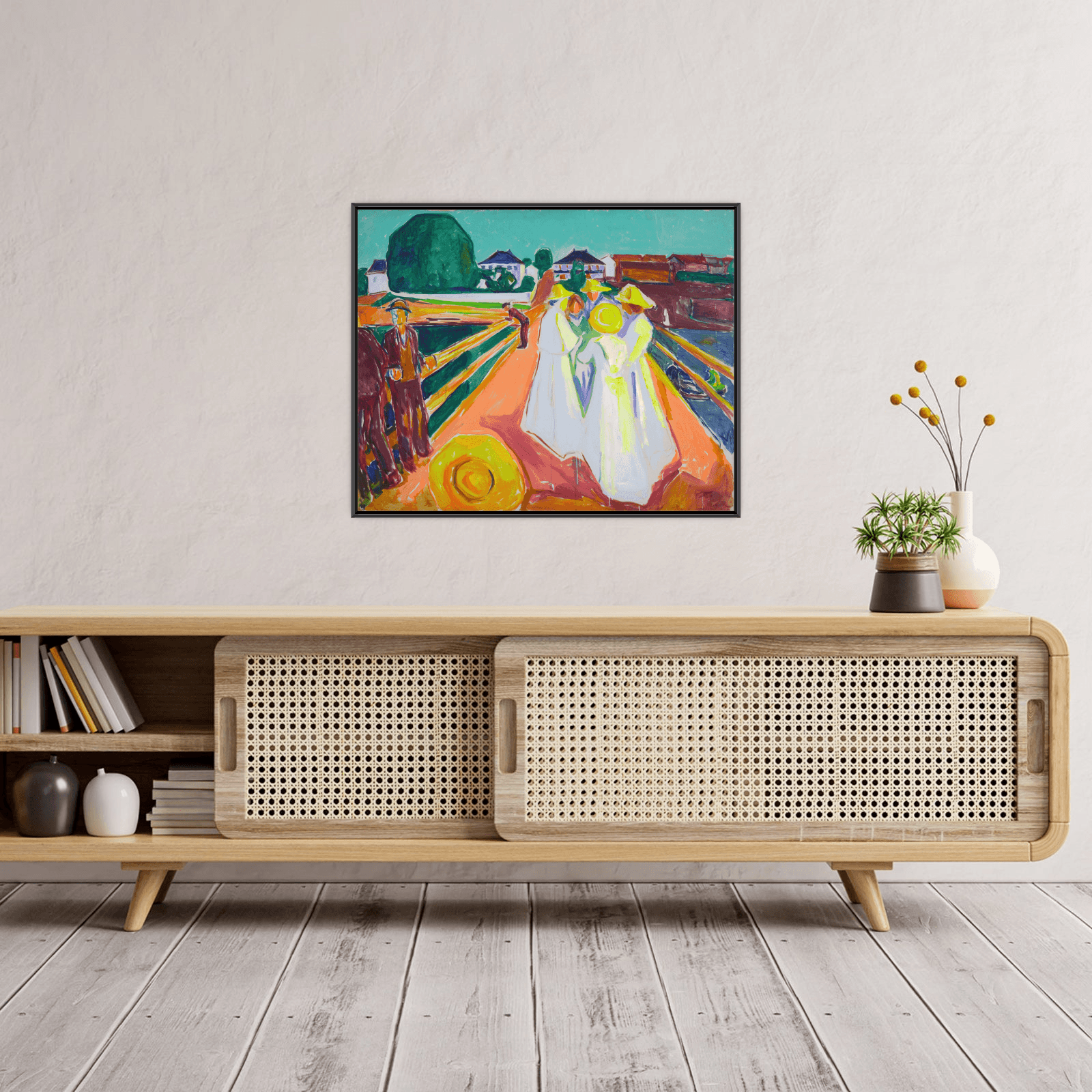 The Women on the Bridge, Edvard Munch - ArtDeco Canvas