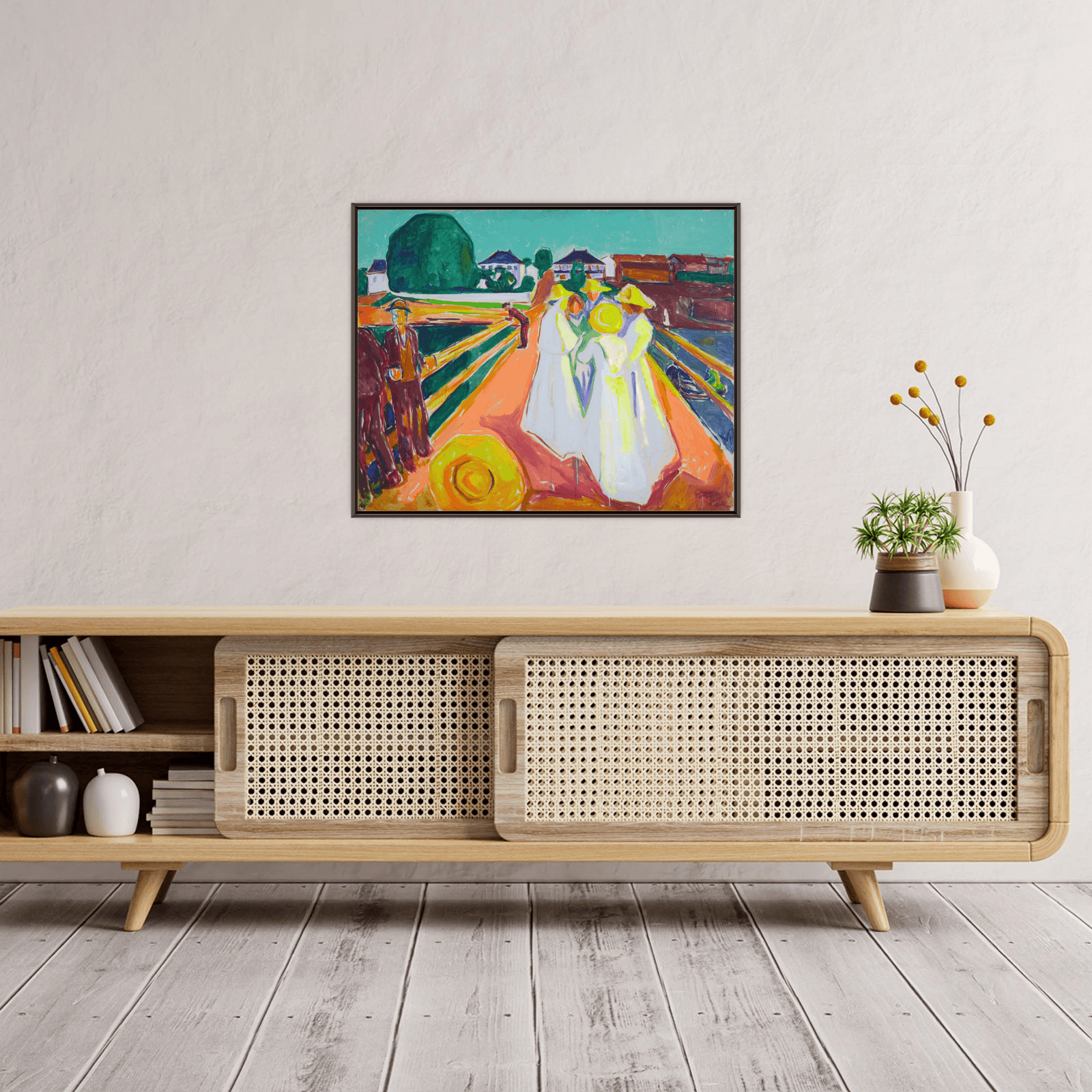 The Women on the Bridge, Edvard Munch - ArtDeco Canvas