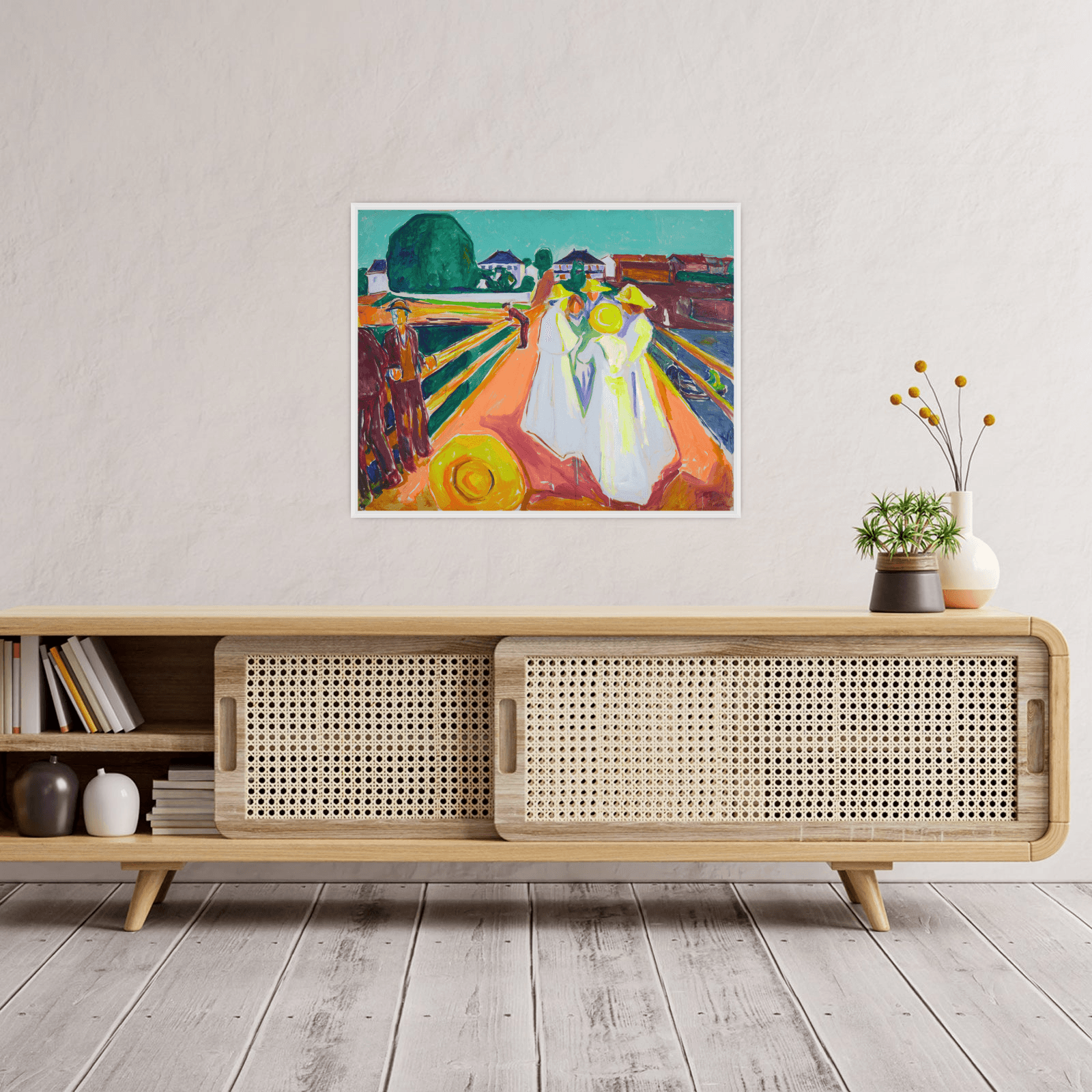 The Women on the Bridge, Edvard Munch - ArtDeco Canvas