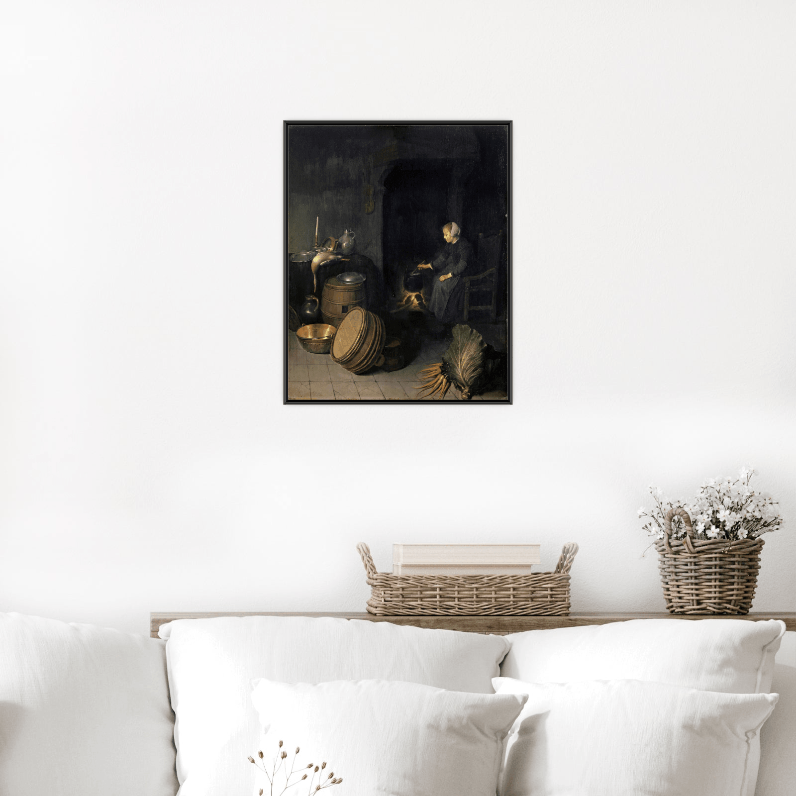 The Young Cook, Pieter Van Den Bosch - ArtDeco Canvas