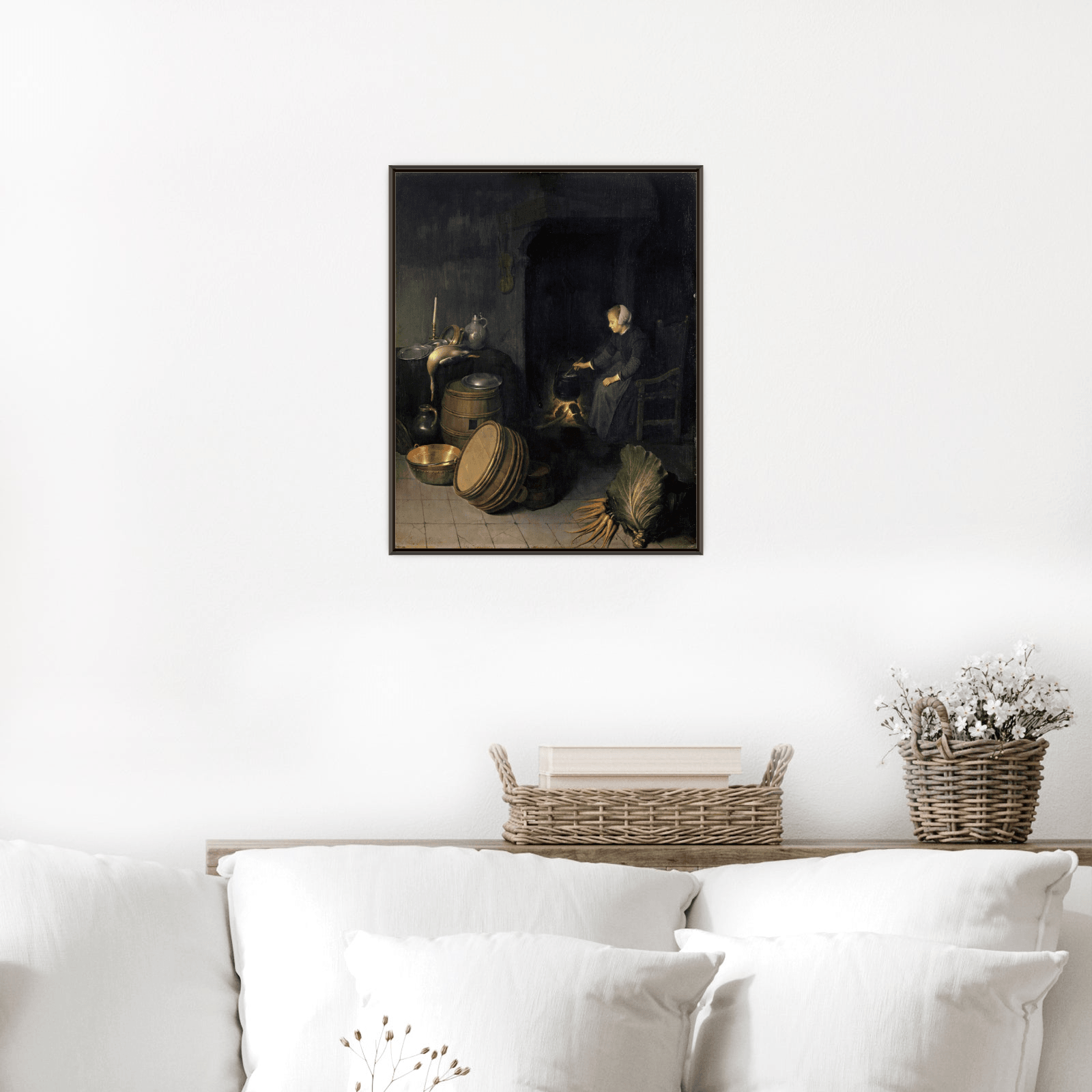 The Young Cook, Pieter Van Den Bosch - ArtDeco Canvas