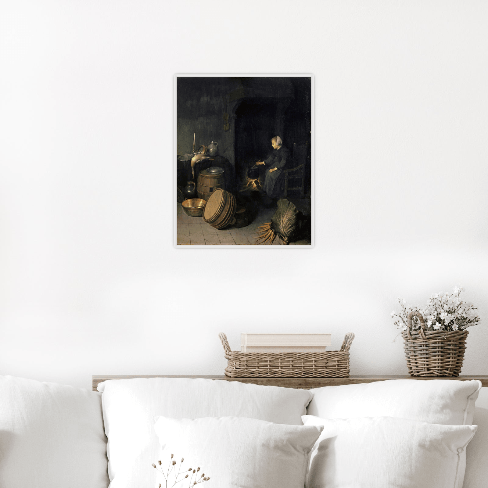 The Young Cook, Pieter Van Den Bosch - ArtDeco Canvas